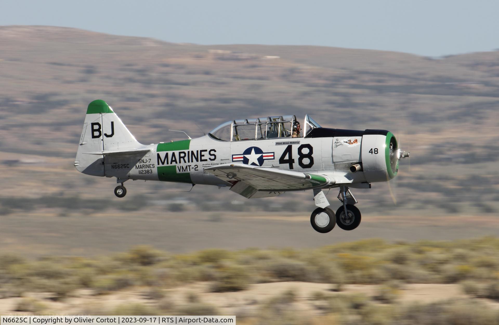 N6625C, 1949 North American T-6G Texan, c/n 168-204, 2023 air races