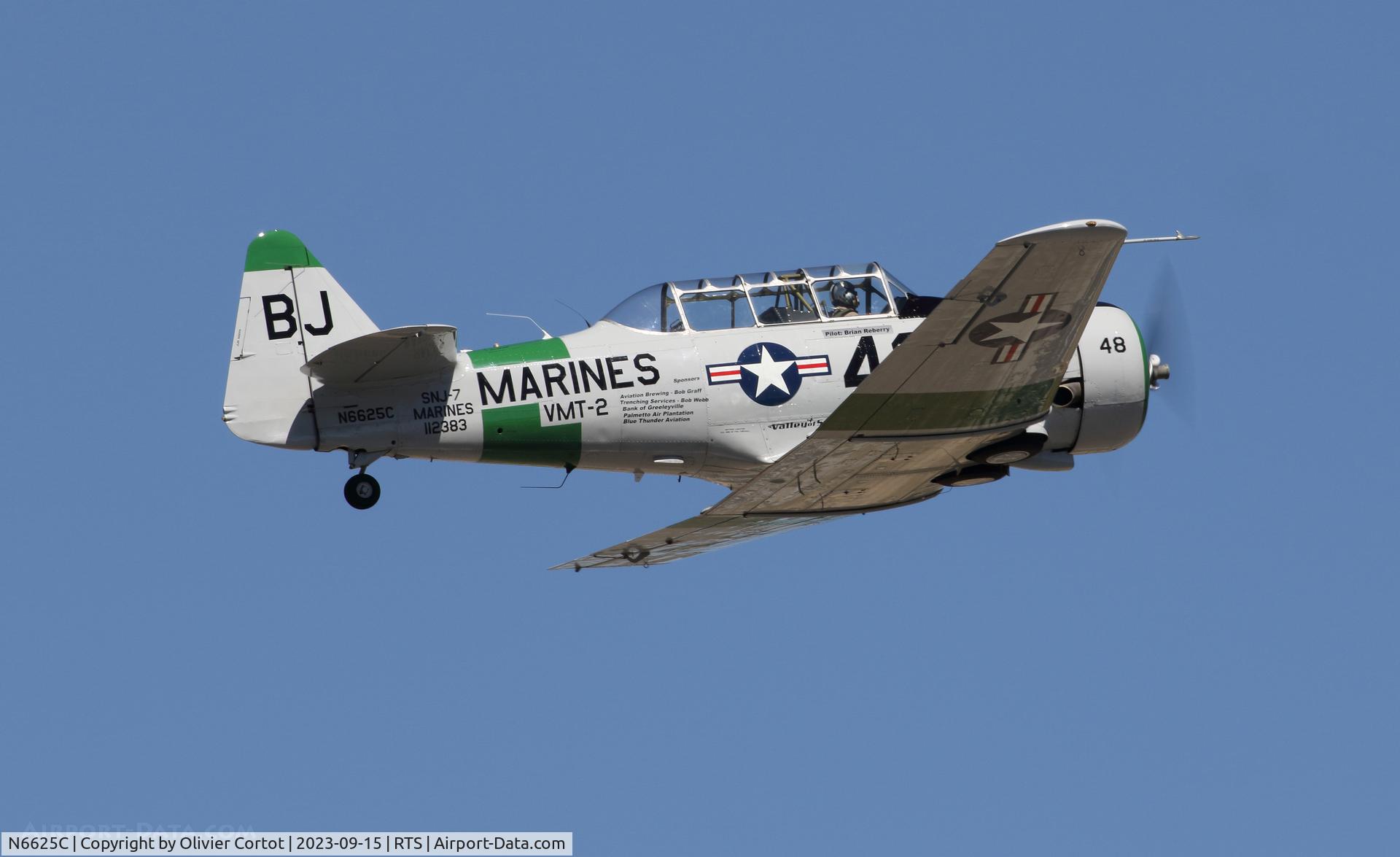 N6625C, 1949 North American T-6G Texan, c/n 168-204, 2023 air races