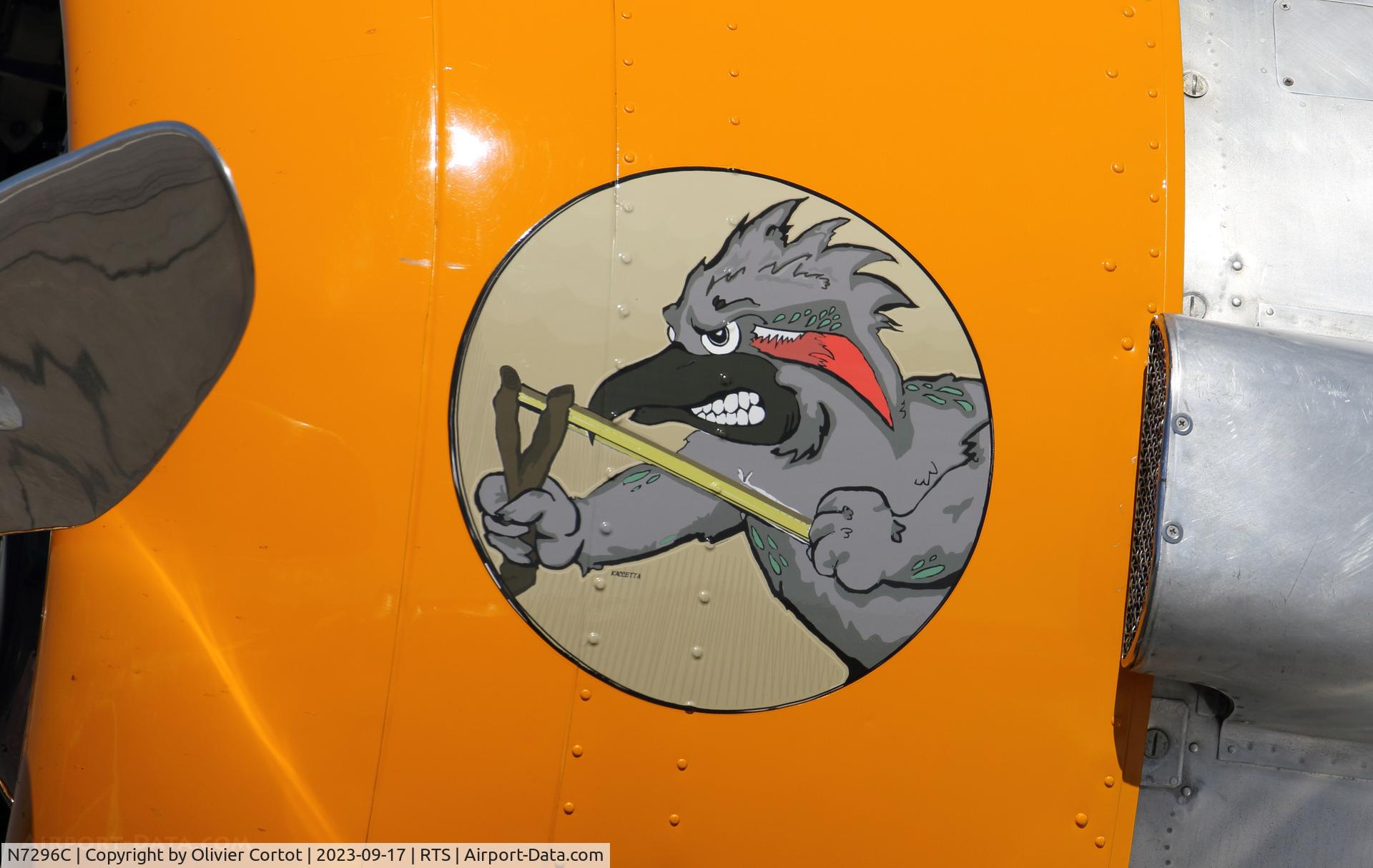 N7296C, North American SNJ-5 Texan, c/n 84979, nose art