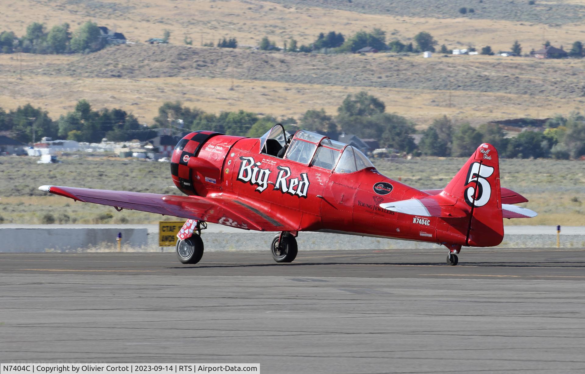 N7404C, 1943 North American SNJ-4 Texan, c/n 88-14124, 2023 air races
