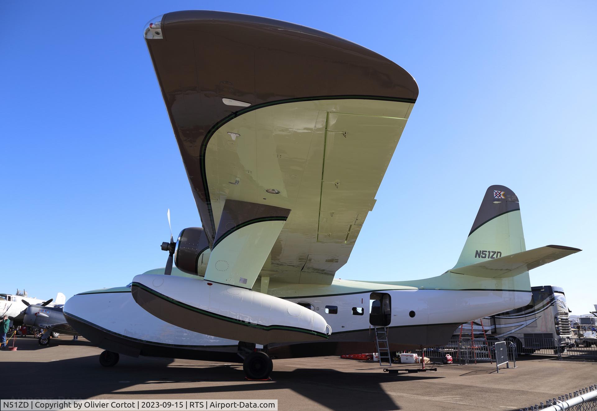 Aircraft N51ZD, 1962 Grumman G-111 (UF-1) Albatross Albatross, c/n 374, 2023 air races, at RTS, photo by Olivier Cortot