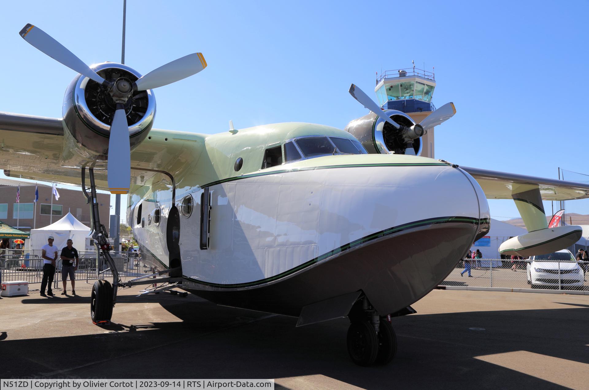Aircraft N51ZD, 1962 Grumman G-111 (UF-1) Albatross Albatross, c/n 374, 2023 air races, at RTS, photo by Olivier Cortot