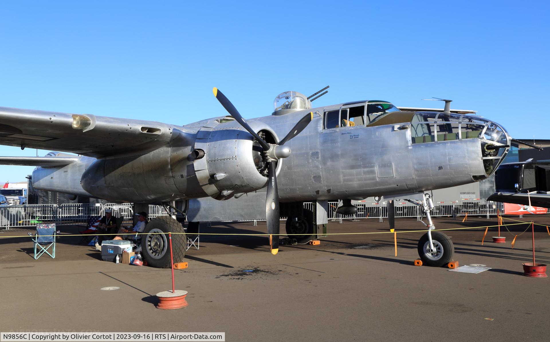 N9856C, 1943 North American TB-25N Mitchell, c/n 108-35217, 2023 air races
