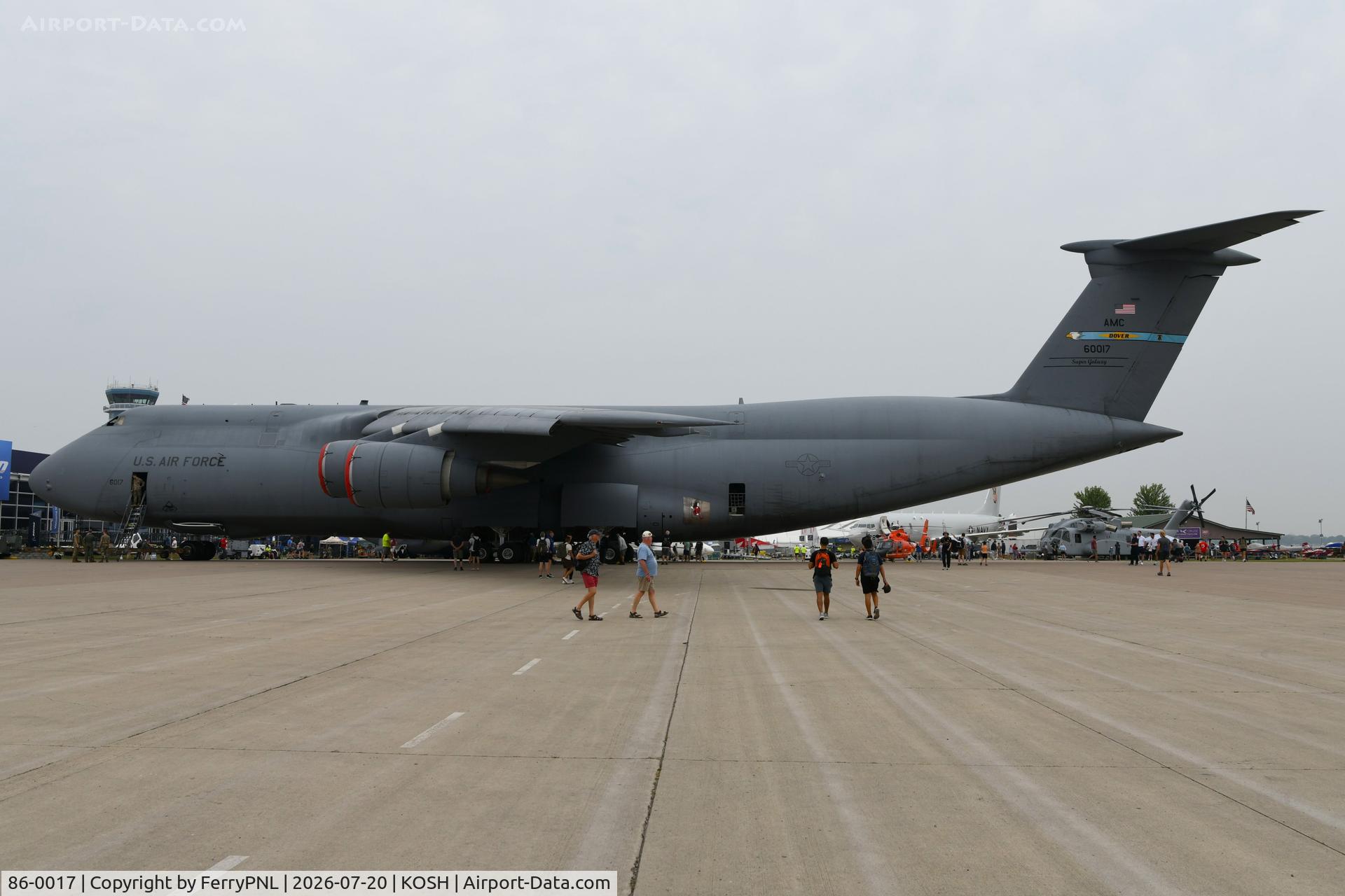 86-0017, Lockheed C-5M Super Galaxy, c/n 500-0103, C5 at OSH