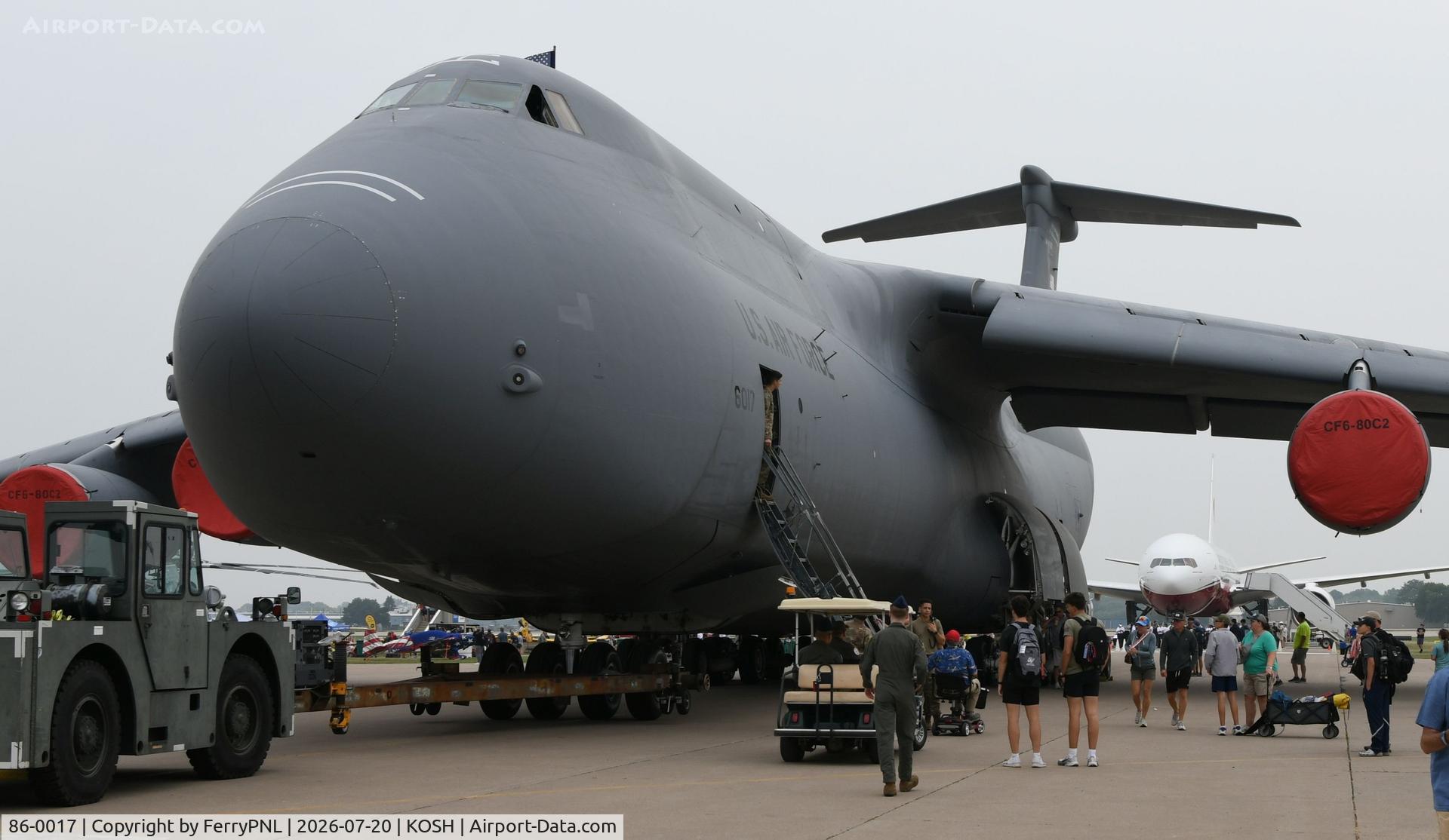 86-0017, Lockheed C-5M Super Galaxy, c/n 500-0103, C-5M at Boeing Plaza