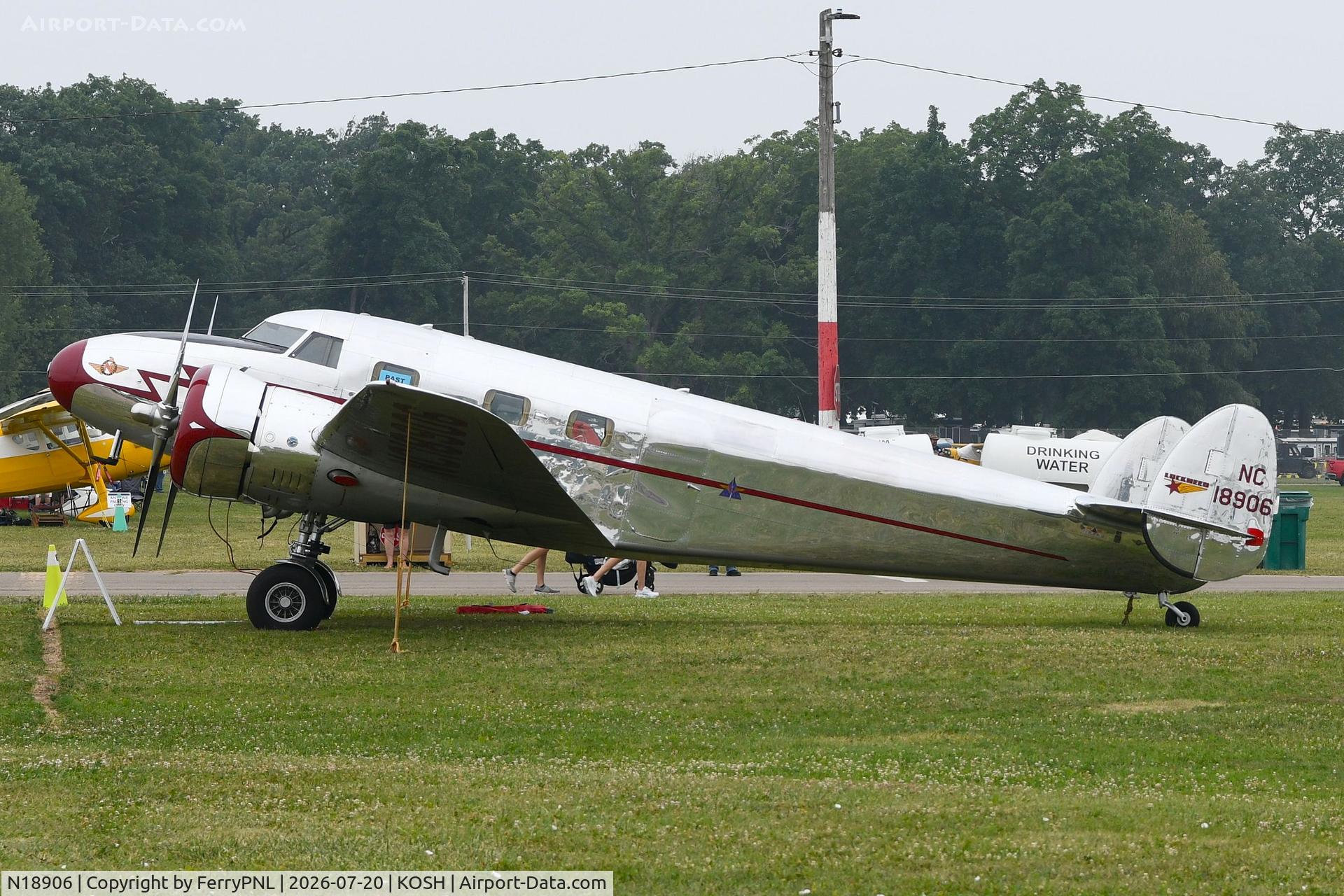 N18906, Lockheed 12A Electra Junior, c/n 1277, Private L12A Electra