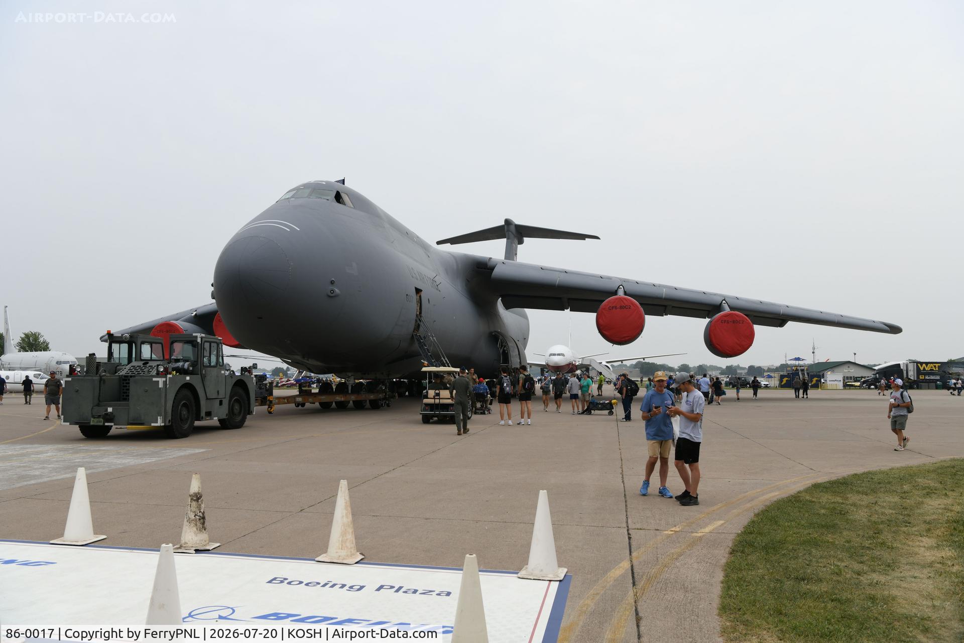 86-0017, Lockheed C-5M Super Galaxy, c/n 500-0103, C-5A on static display