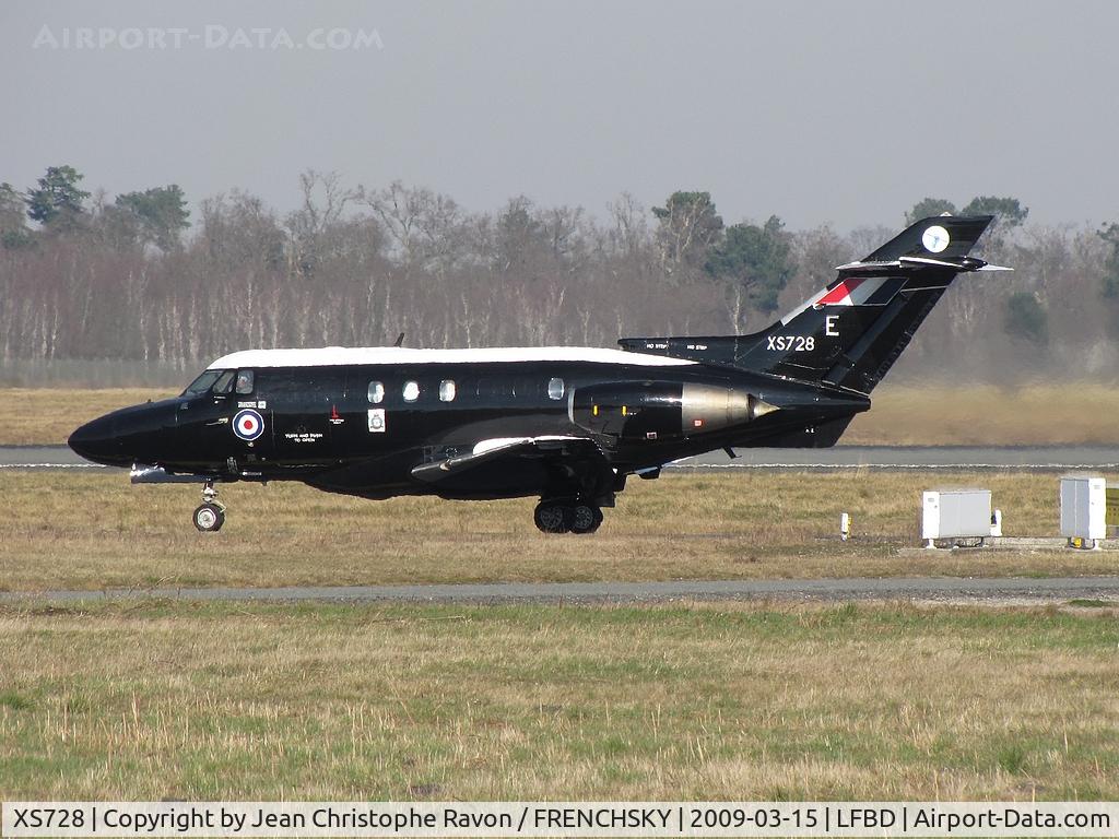 XS728, 1965 Hawker Siddeley HS.125 Dominie T.1, c/n 25048, Royal Air Force