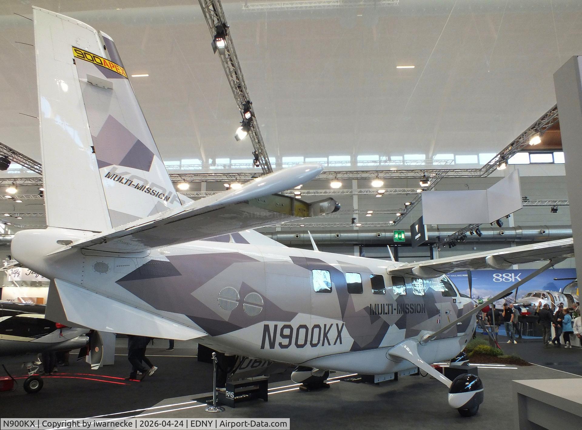 Aircraft N900KX, 2020 Kodiak Aircraft Kodiak 200, c/n 200-001, Kodiak Aircraft Kodiak 900 APEX Multi-Mission at the AERO 2026, Friedrichshafen, at EDNY, photo by iwarnecke
