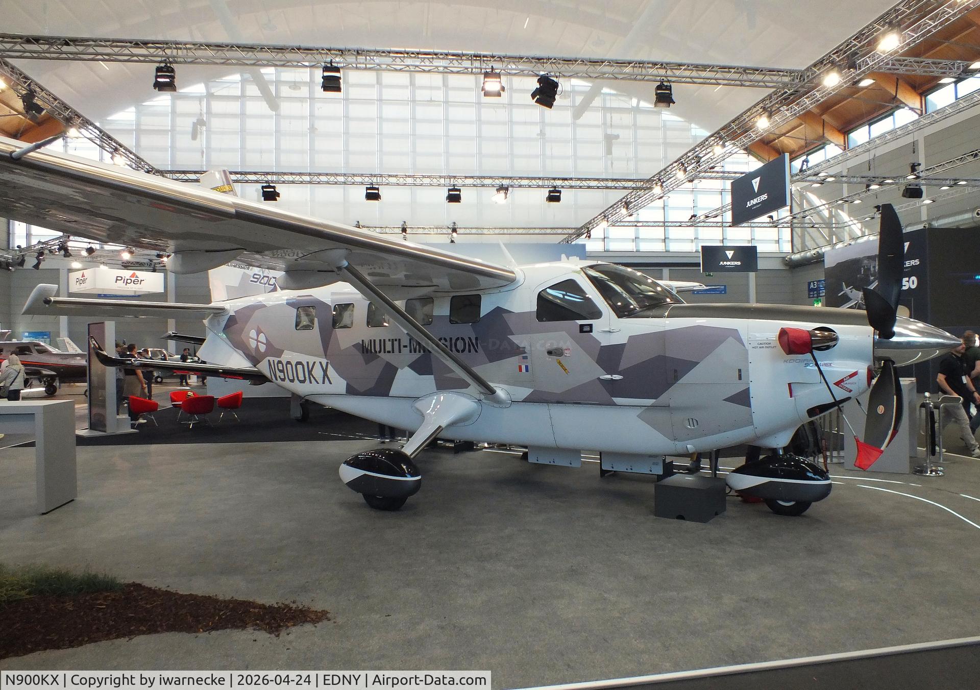 Aircraft N900KX, 2020 Kodiak Aircraft Kodiak 200, c/n 200-001, Daher Kodiak 900 APEX Multi-Mission at the AERO 2026, Friedrichshafen, at EDNY, photo by iwarnecke