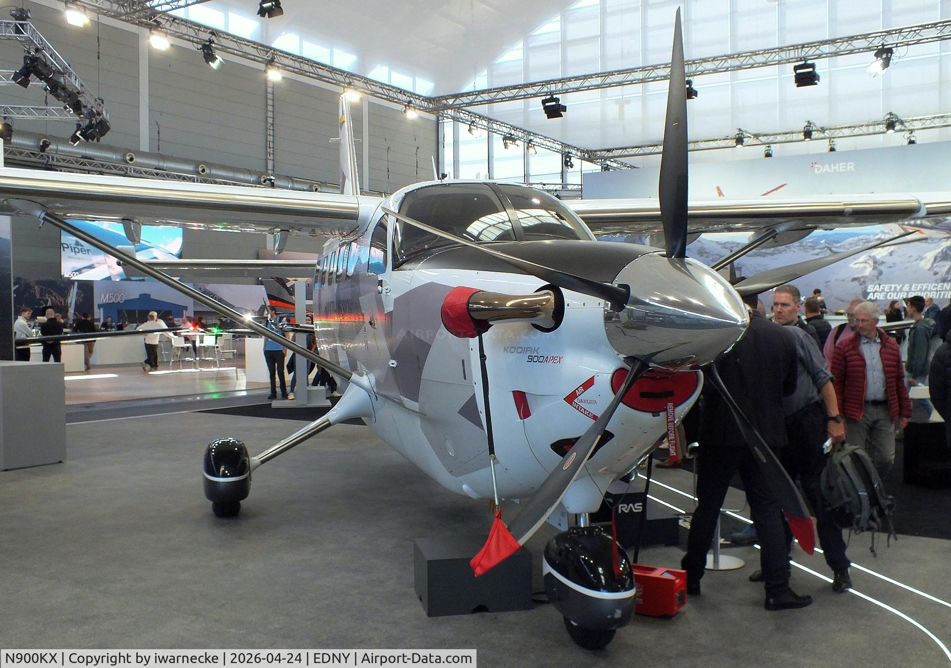 Aircraft N900KX, 2020 Kodiak Aircraft Kodiak 200, c/n 200-001, Daher Kodiak 900 APEX Multi-Mission at the AERO 2026, Friedrichshafen, at EDNY, photo by iwarnecke