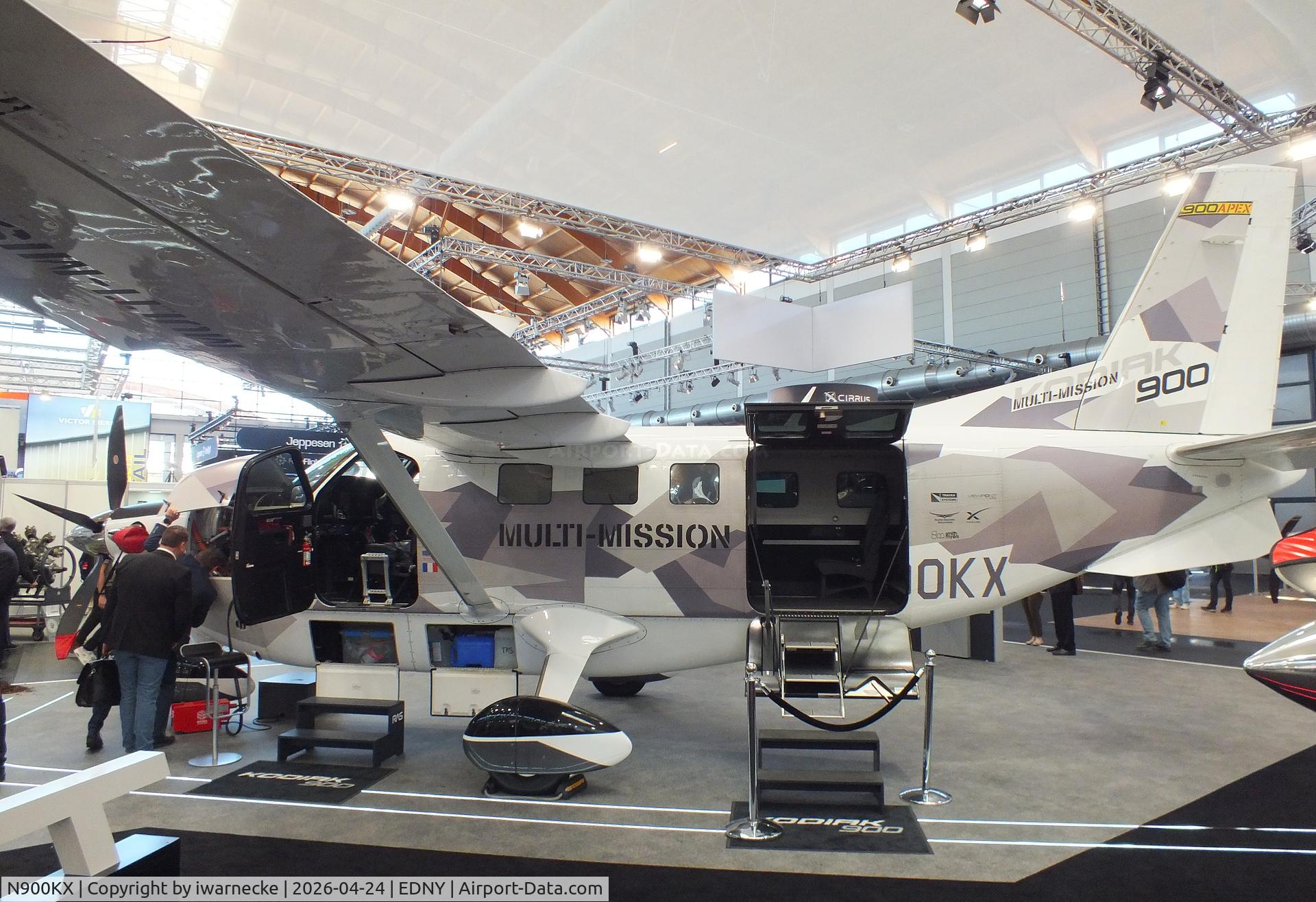 Aircraft N900KX, 2020 Kodiak Aircraft Kodiak 200, c/n 200-001, Daher Kodiak 900 APEX Multi-Mission at the AERO 2026, Friedrichshafen, at EDNY, photo by iwarnecke