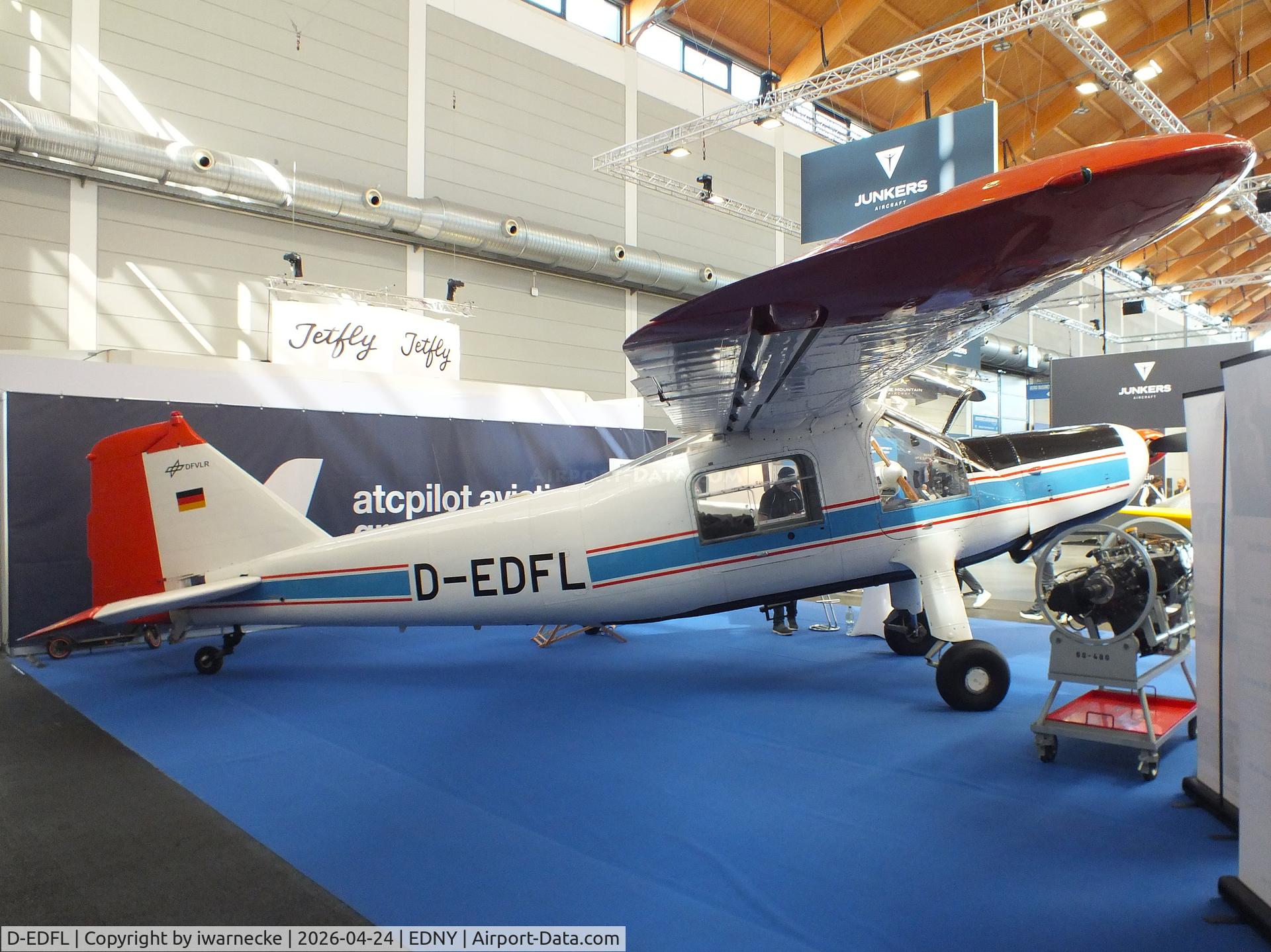 Aircraft D-EDFL, 1959 Dornier Do-27A-1, c/n 392, Dornier Do 27A-1 at the AERO 2026, Friedrichshafen, at EDNY, photo by iwarnecke