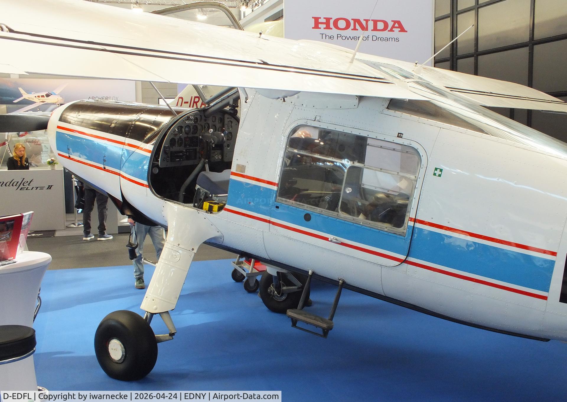 Aircraft D-EDFL, 1959 Dornier Do-27A-1, c/n 392, Dornier Do 27A-1 at the AERO 2026, Friedrichshafen, at EDNY, photo by iwarnecke
