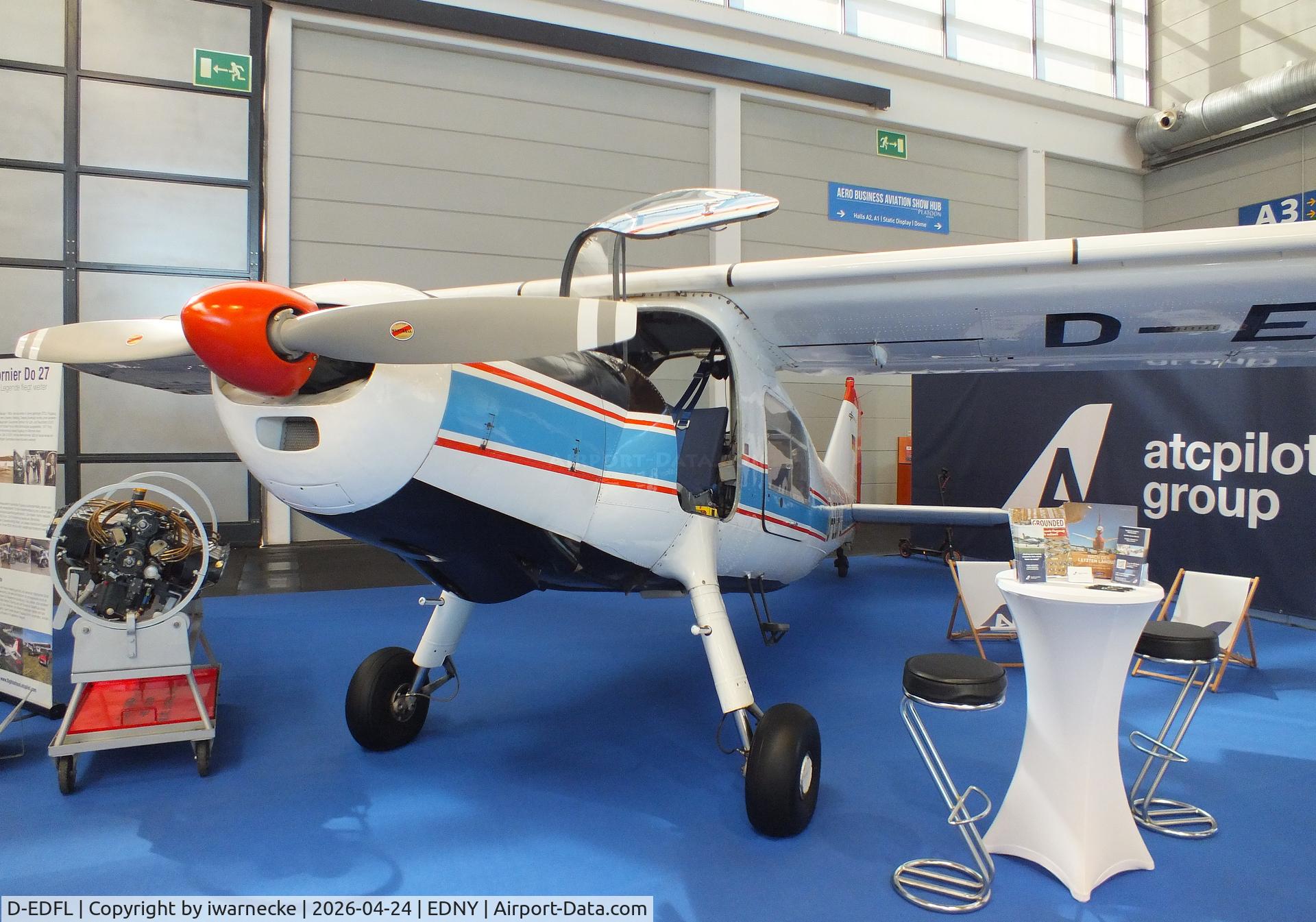 Aircraft D-EDFL, 1959 Dornier Do-27A-1, c/n 392, Dornier Do 27A-1 at the AERO 2026, Friedrichshafen, at EDNY, photo by iwarnecke