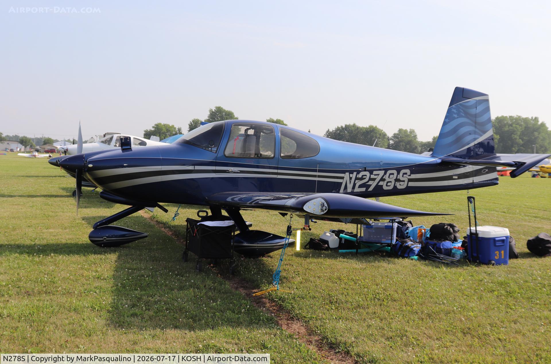 Aircraft N278S, 2020 Vans RV-10, c/n 40480, Vans RV-10, at KOSH, photo by MarkPasqualino