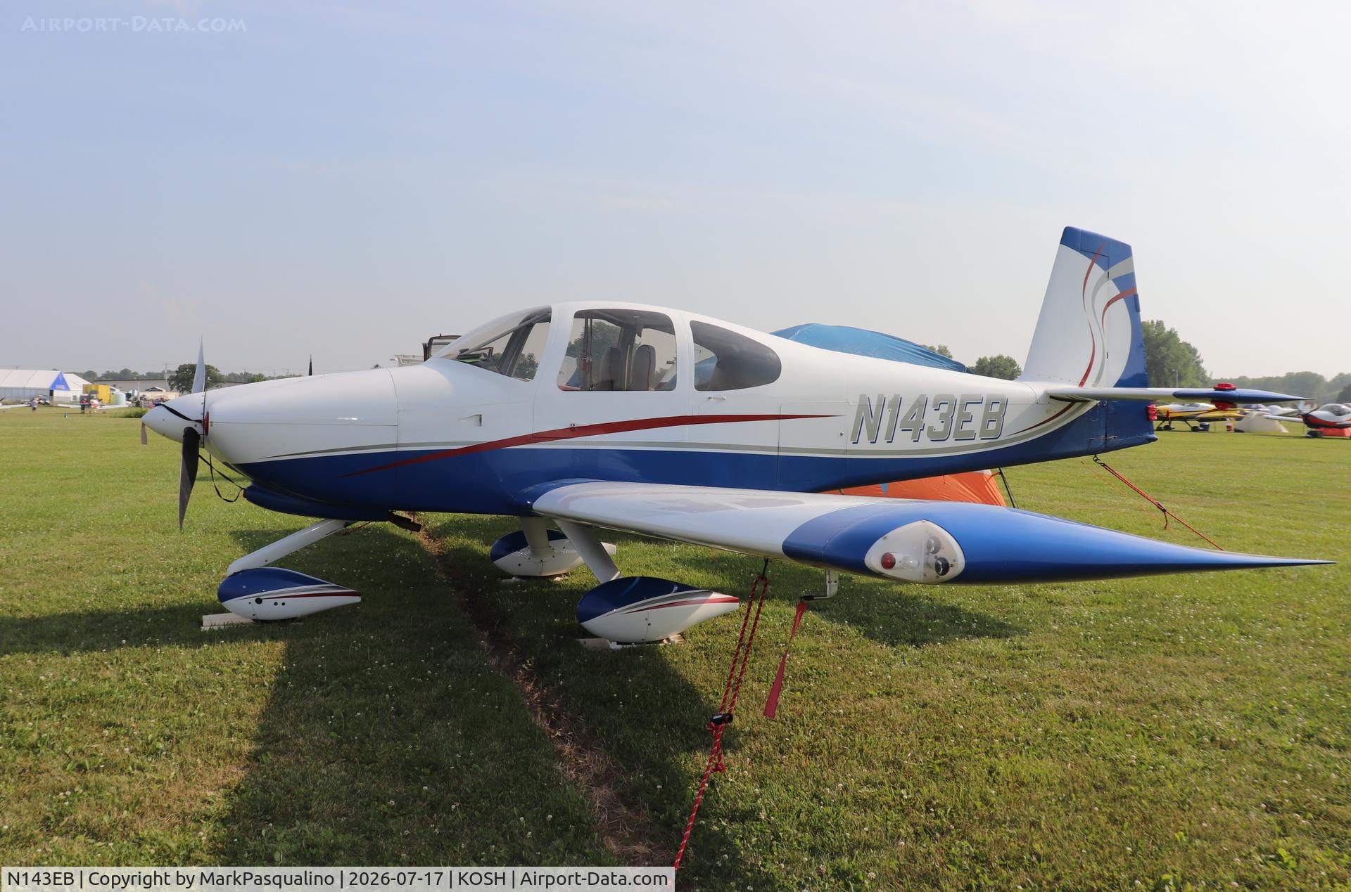 Aircraft N143EB, 2007 Vans RV-10, c/n 40307, Vans RV-10, at KOSH, photo by MarkPasqualino
