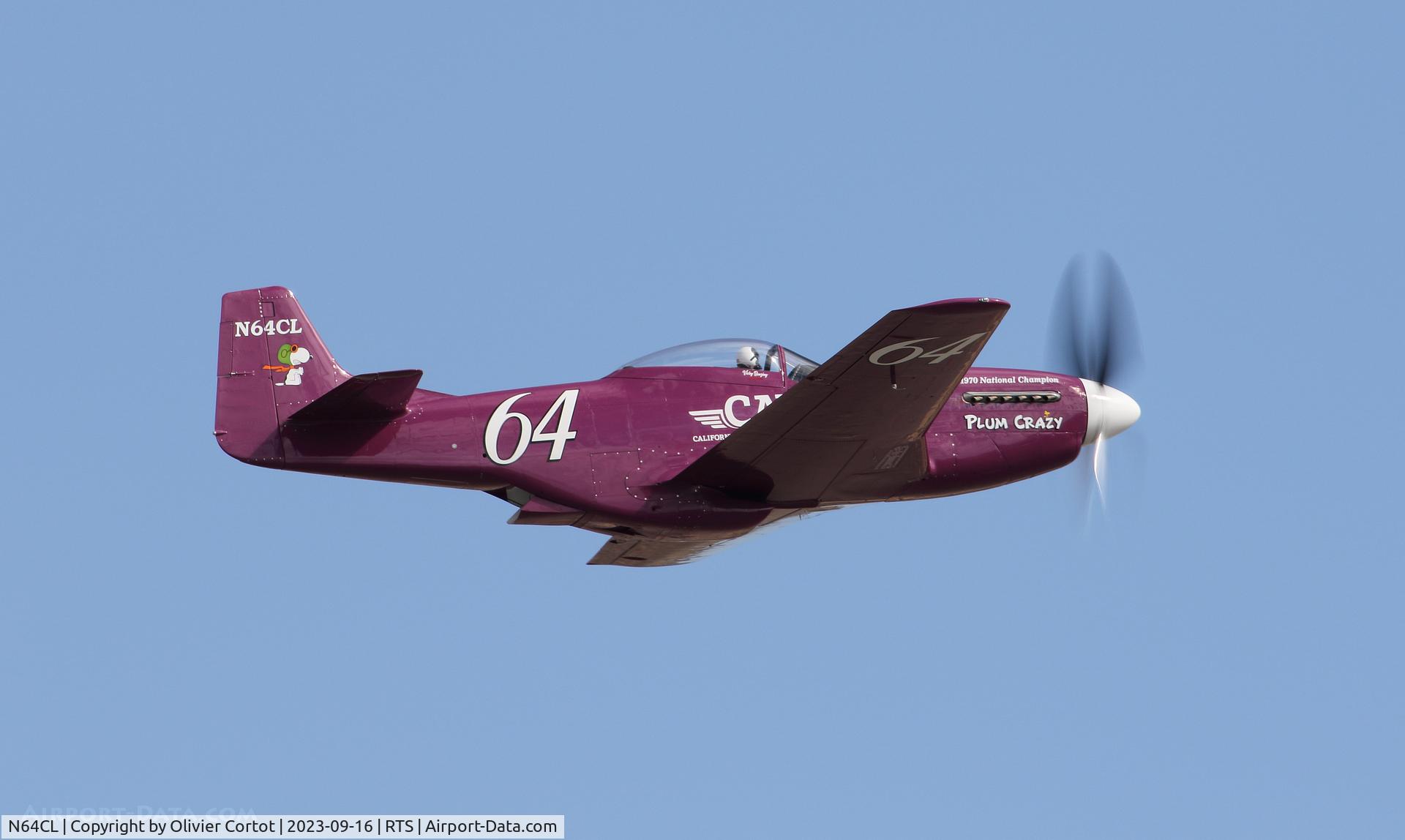 N64CL, 1944 North American F-51D Mustang, c/n 10216, 2023 air races