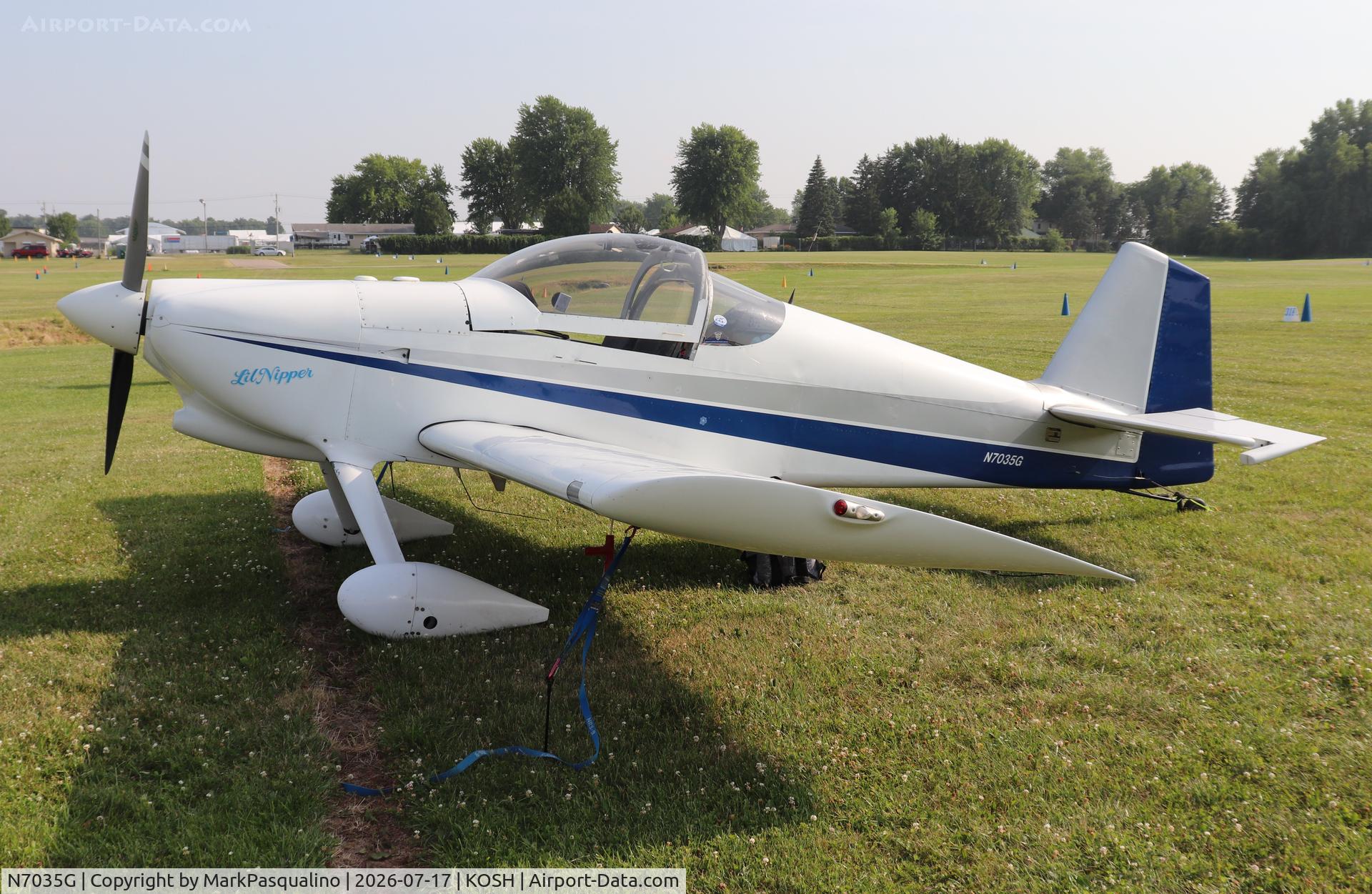 Aircraft N7035G, 2003 Vans RV-6, c/n 22216, Vans RV-6, at KOSH, photo by MarkPasqualino