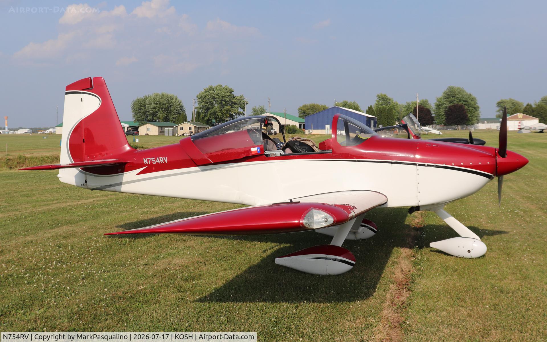 Aircraft N754RV, 2012 Vans RV-7A, c/n 71834, Vans RV-7A, at KOSH, photo by MarkPasqualino