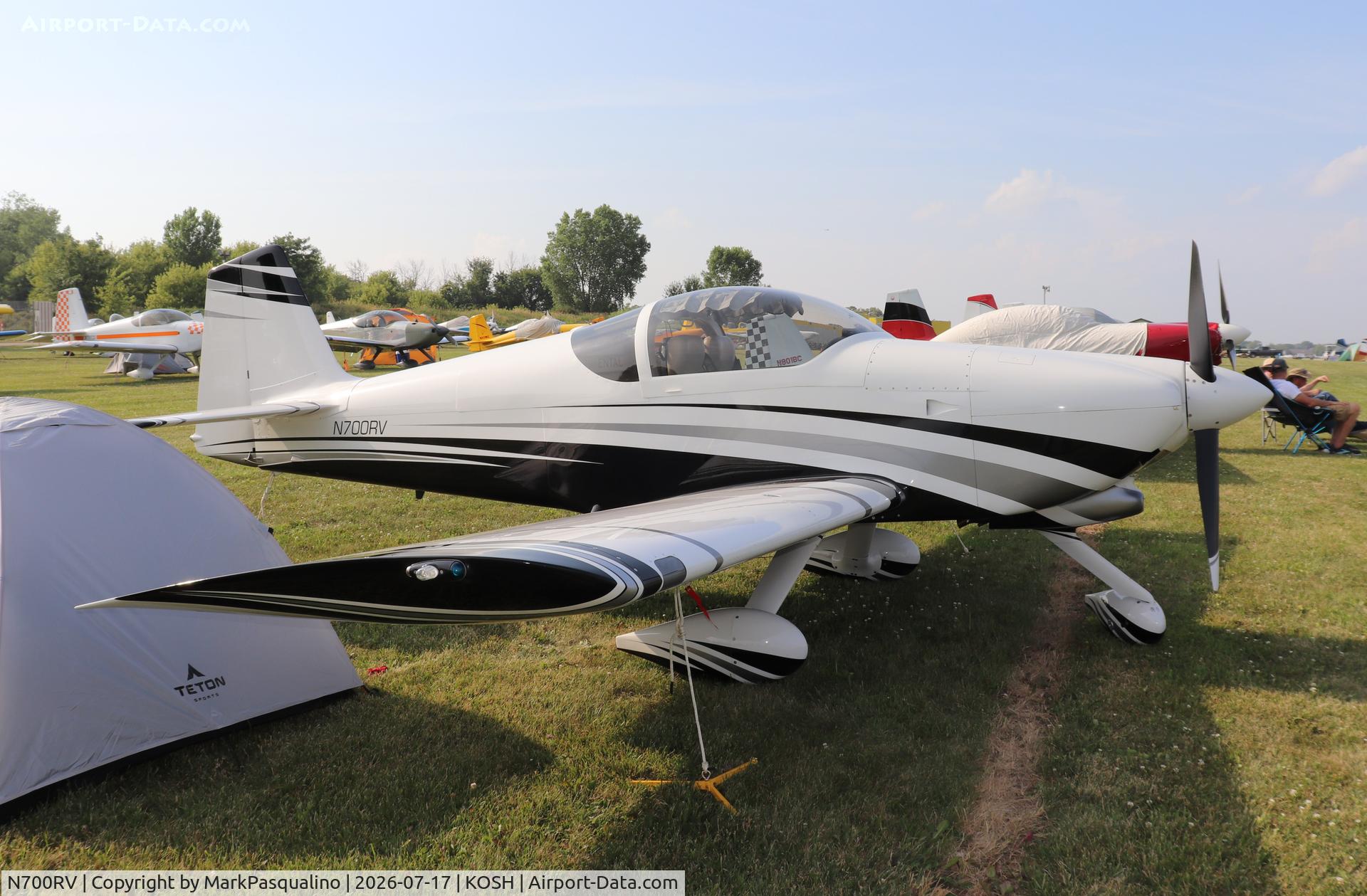 Aircraft N700RV, 2024 Vans RV-6A, c/n 001, Vans RV-6A, at KOSH, photo by MarkPasqualino