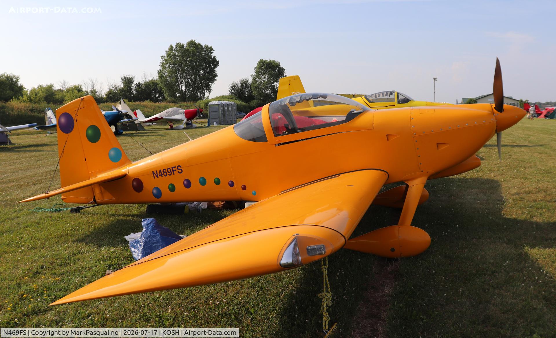 Aircraft N469FS, 2013 Vans RV-7, c/n 73474, Vans RV-7, at KOSH, photo by MarkPasqualino