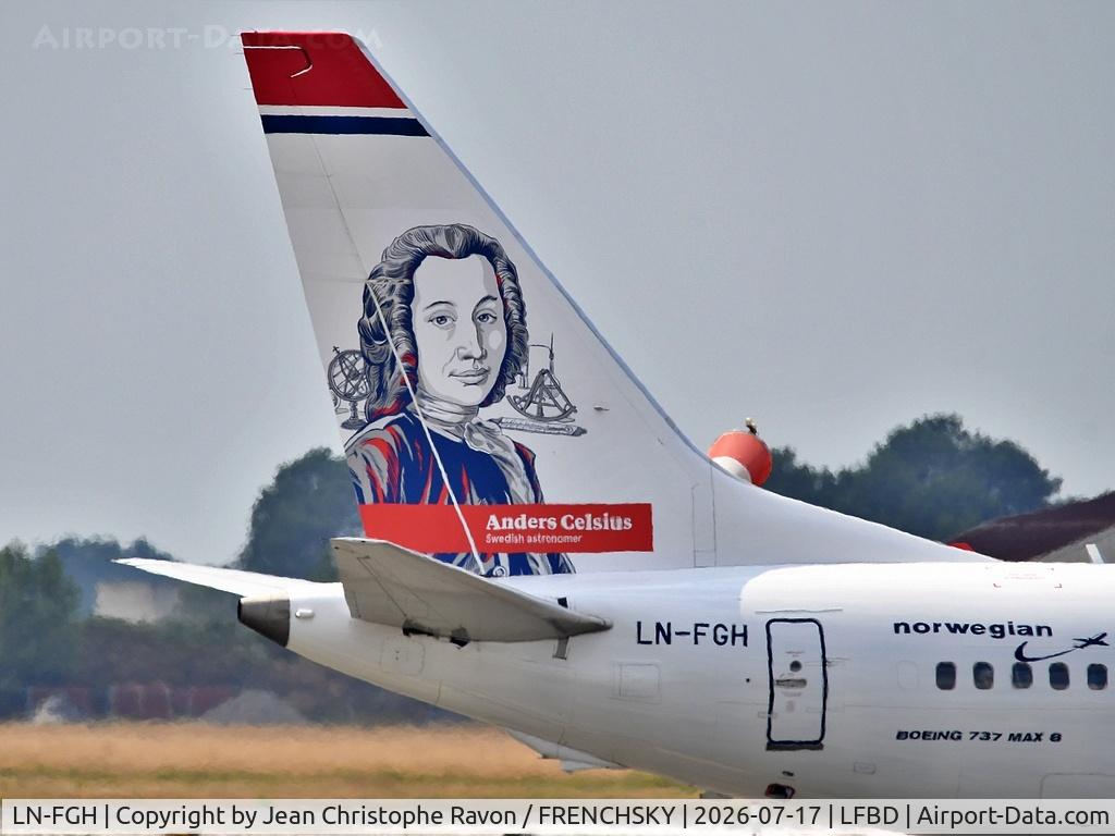 LN-FGH, 2022 Boeing 737-8 MAX, c/n 43354 l/n 8227, Anders Celsius (Swedish astronomer, physicist and mathematician)