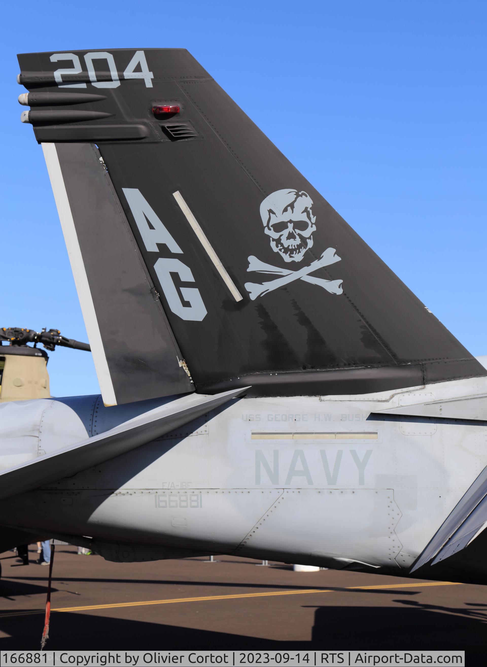 166881, Boeing F/A-18F Super Hornet, c/n F211, 2023 air races