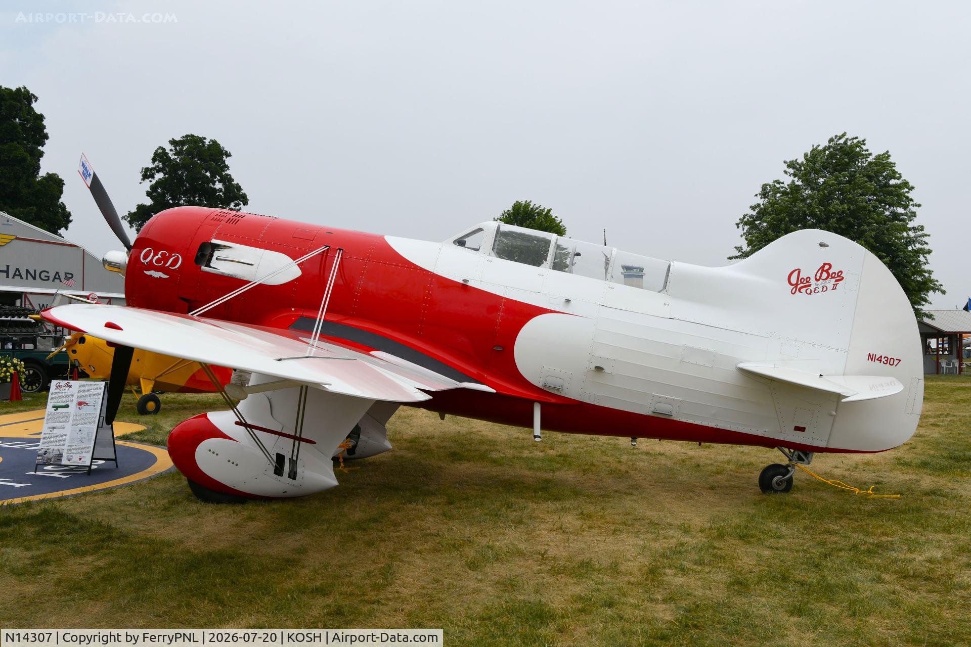 N14307, 2013 Granville Brothers Gee Bee Sportster Replica, c/n 1 (N14307), Gee Bee replica