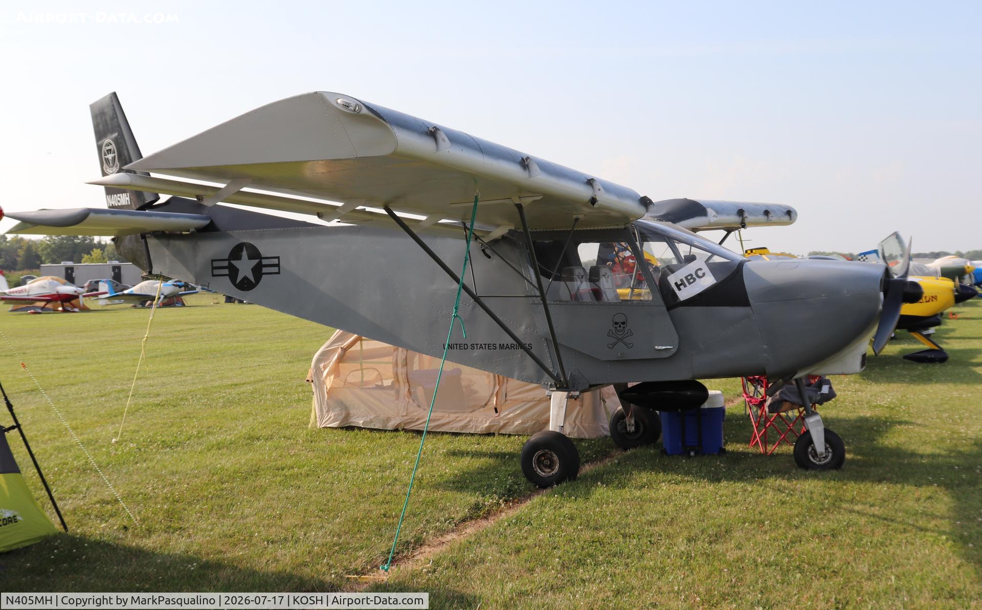 Aircraft N405MH, 2024 ZENAIR LTD STOL CH 801, c/n 8-10830, Zenair CH 801, at KOSH, photo by MarkPasqualino