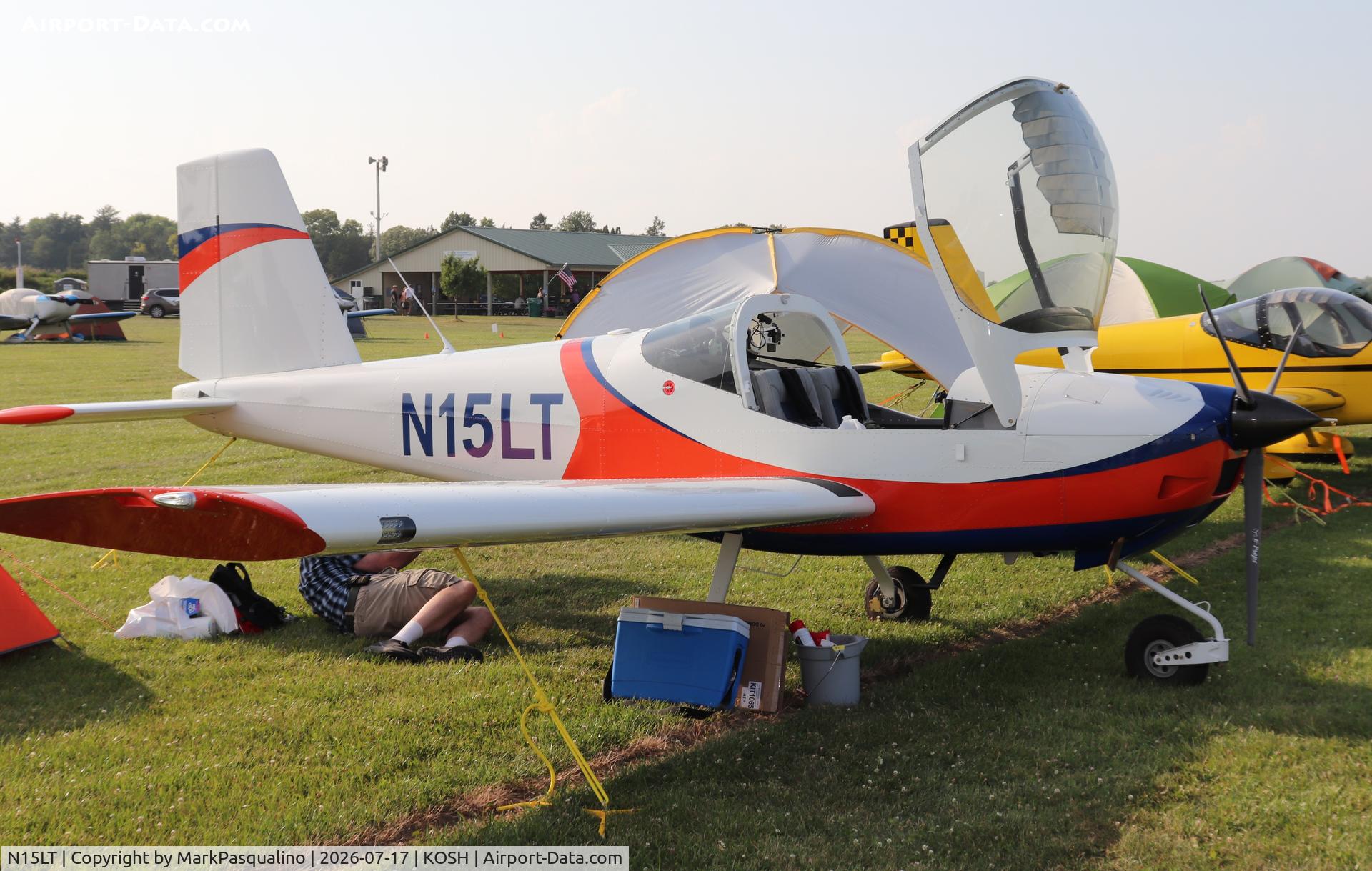 Aircraft N15LT, 2024 Vans RV-12IS, c/n 121483, Vans RV-12IS2, at KOSH, photo by MarkPasqualino