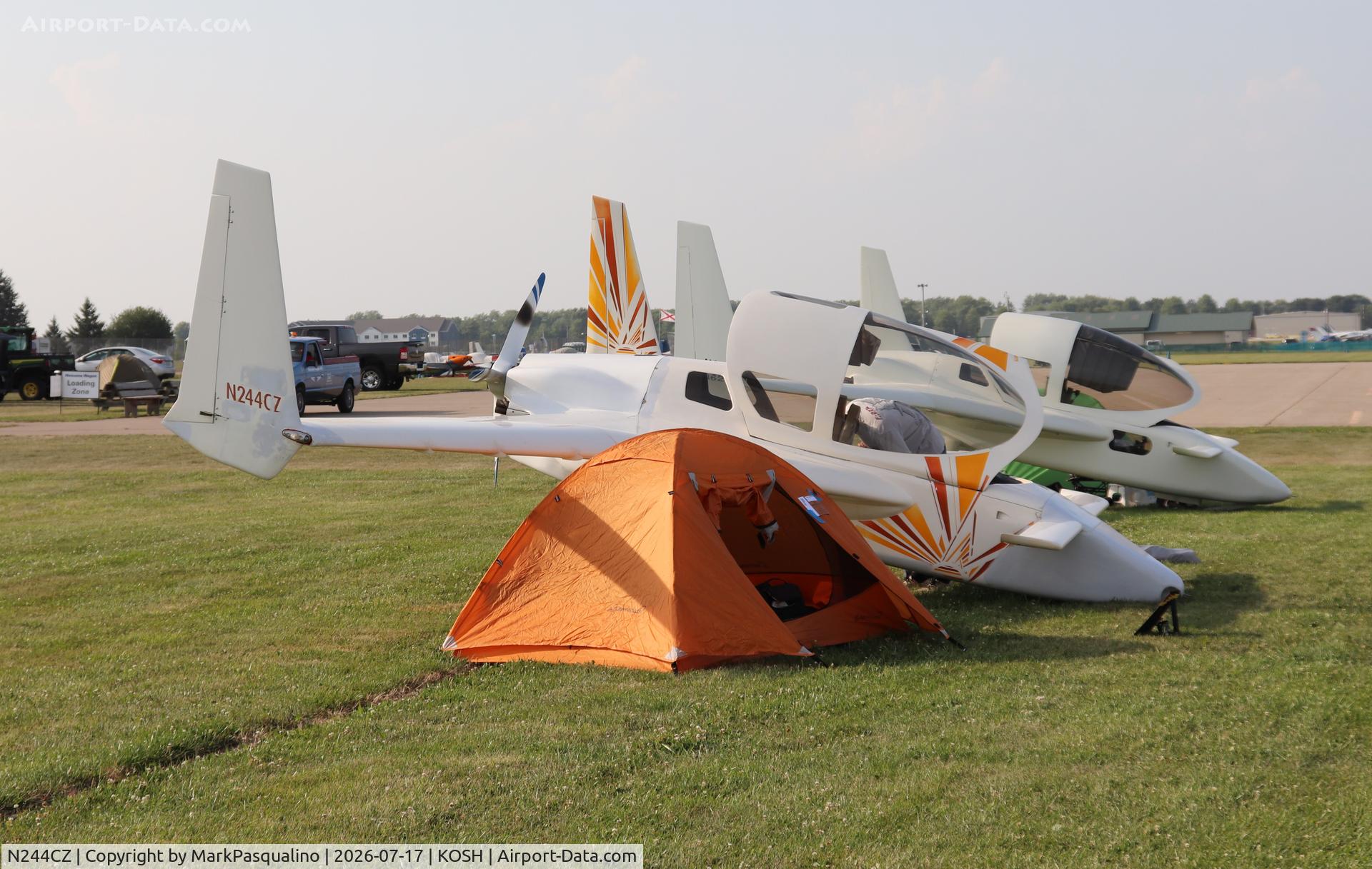Aircraft N244CZ, 2000 Co-Z Cozy Mark IV, c/n 0244, Co-Z Cozy Mark IV, at KOSH, photo by MarkPasqualino