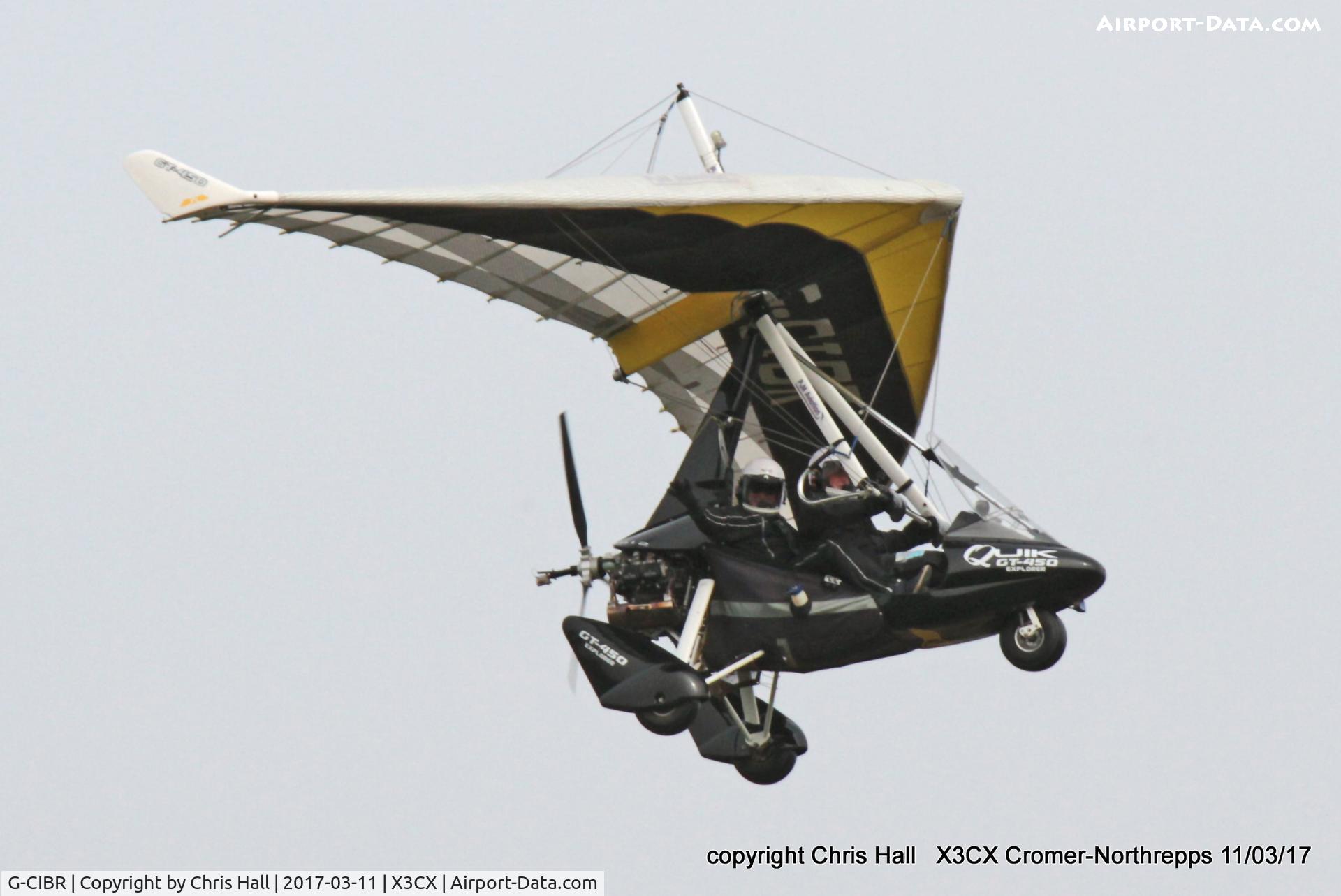 G-CIBR, 2013 P&M Aviation Quik GT450, c/n 8666, Northrepps, 11/03/17