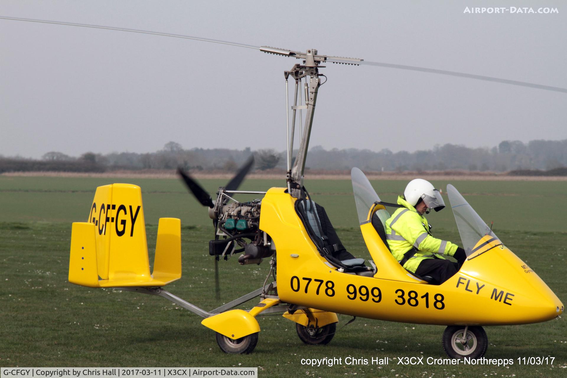 G-CFGY, 2008 Rotorsport UK MT-03, c/n RSUK/MT-03/039, Northrepps, 11/03/17