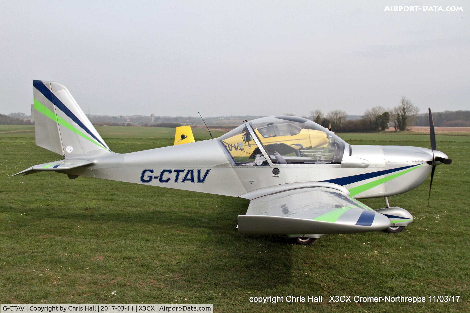 G-CTAV, 2004 Cosmik EV-97 TeamEurostar UK, c/n 2129, Northrepps, 11/03/17