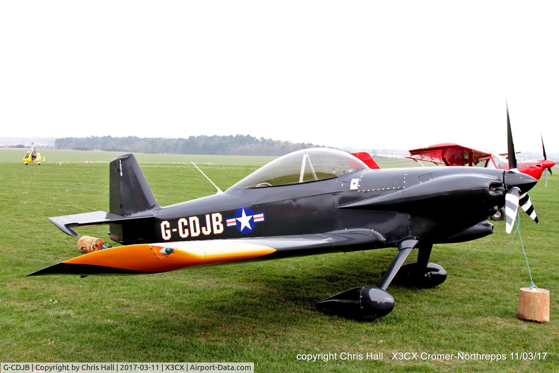 G-CDJB, 1987 Vans RV-4, c/n 1270, Northrepps, 11/03/17