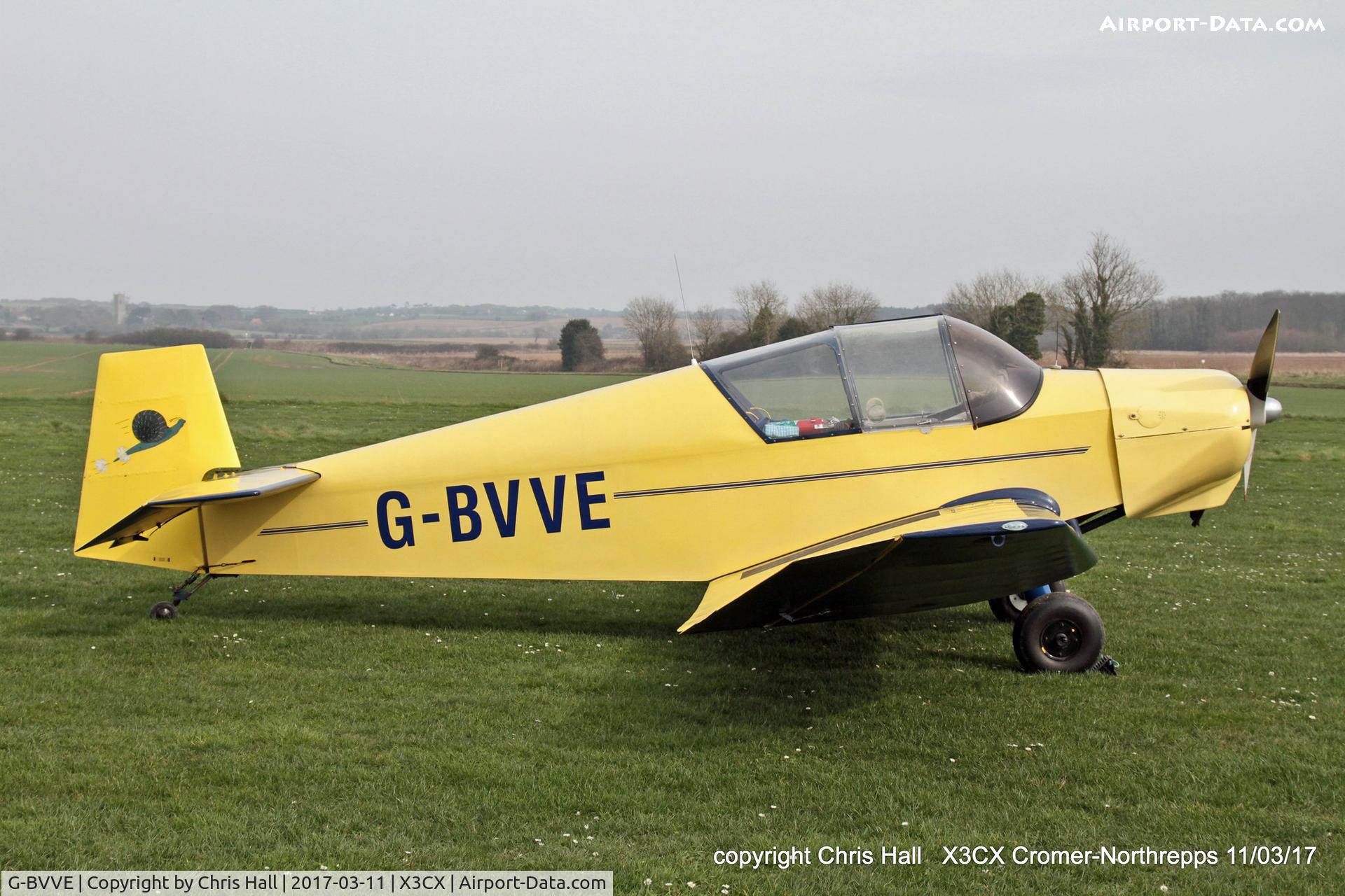 G-BVVE, 1961 Jodel D-112, c/n 1070, Northrepps, 11/03/17