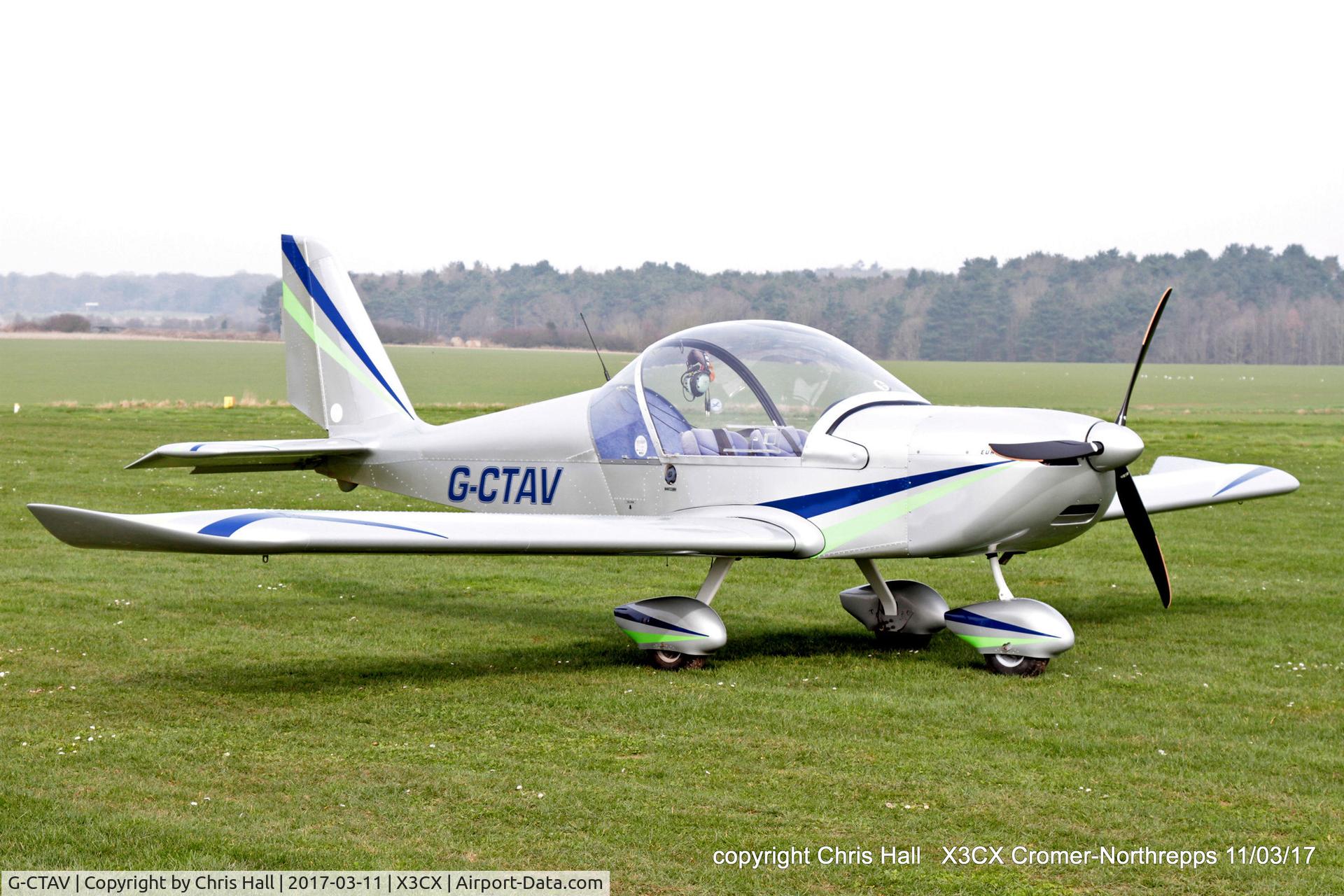 G-CTAV, 2004 Cosmik EV-97 TeamEurostar UK, c/n 2129, Northrepps, 11/03/17