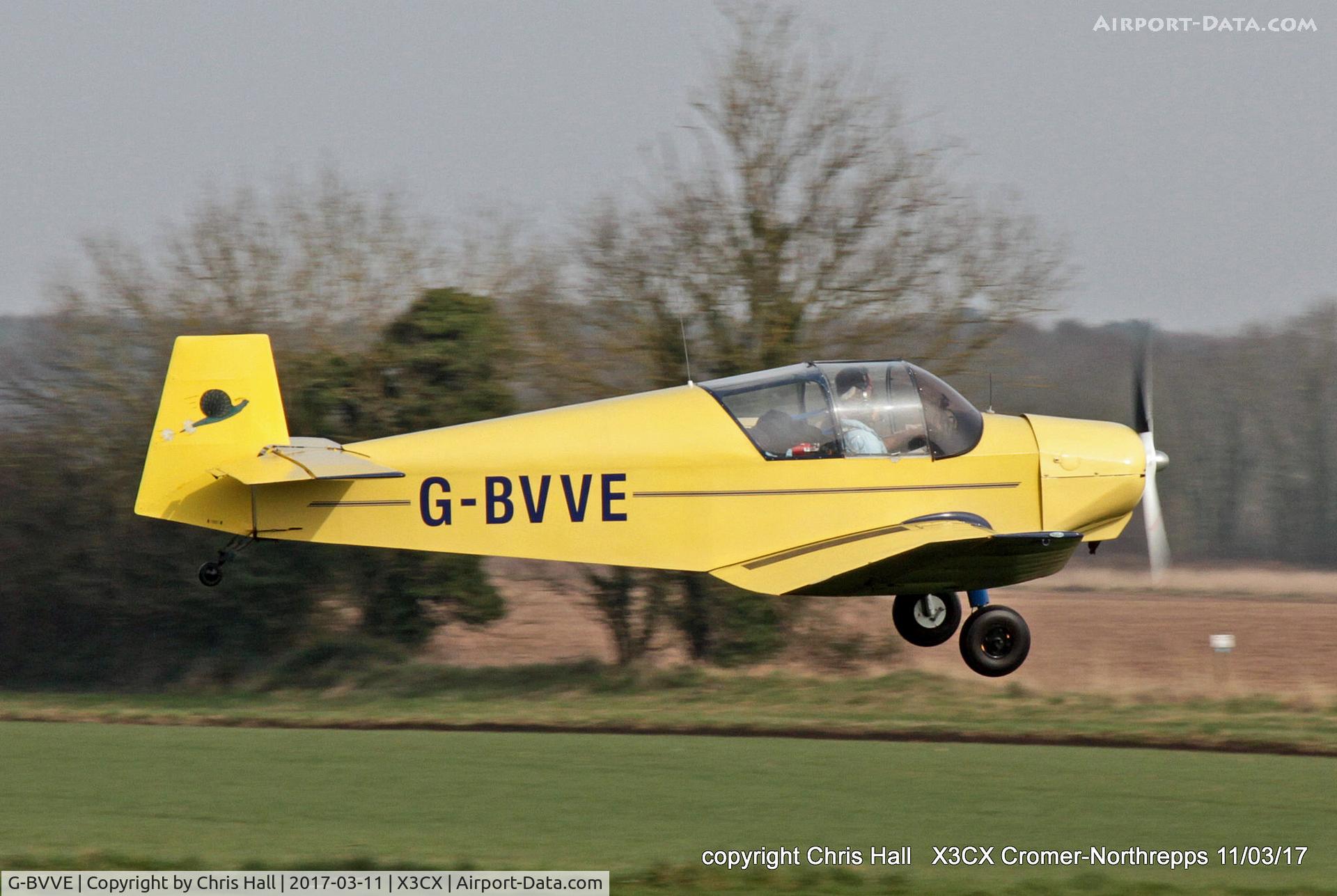 G-BVVE, 1961 Jodel D-112, c/n 1070, Northrepps, 11/03/17