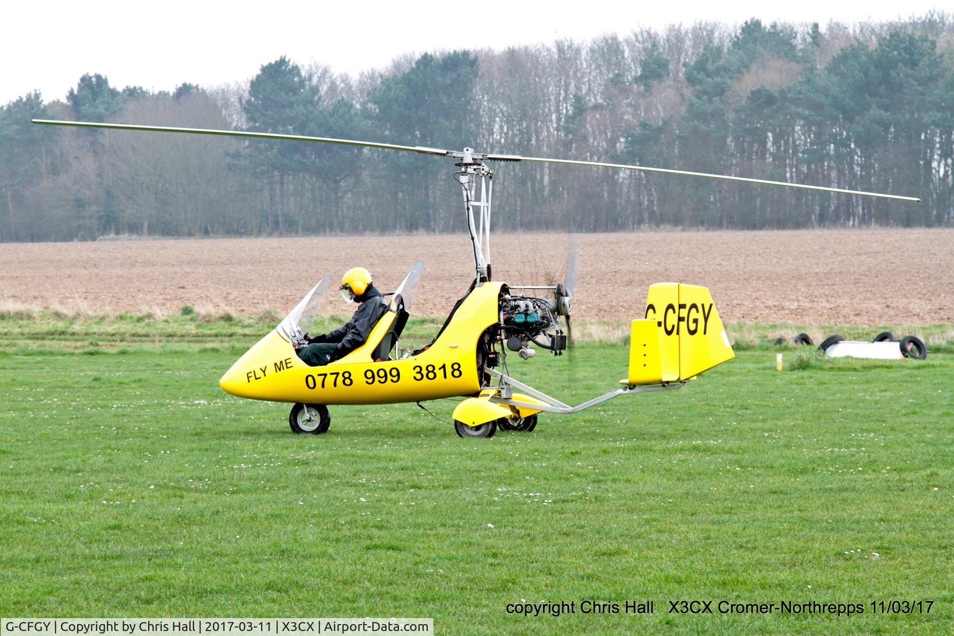 G-CFGY, 2008 Rotorsport UK MT-03, c/n RSUK/MT-03/039, Northrepps, 11/03/17