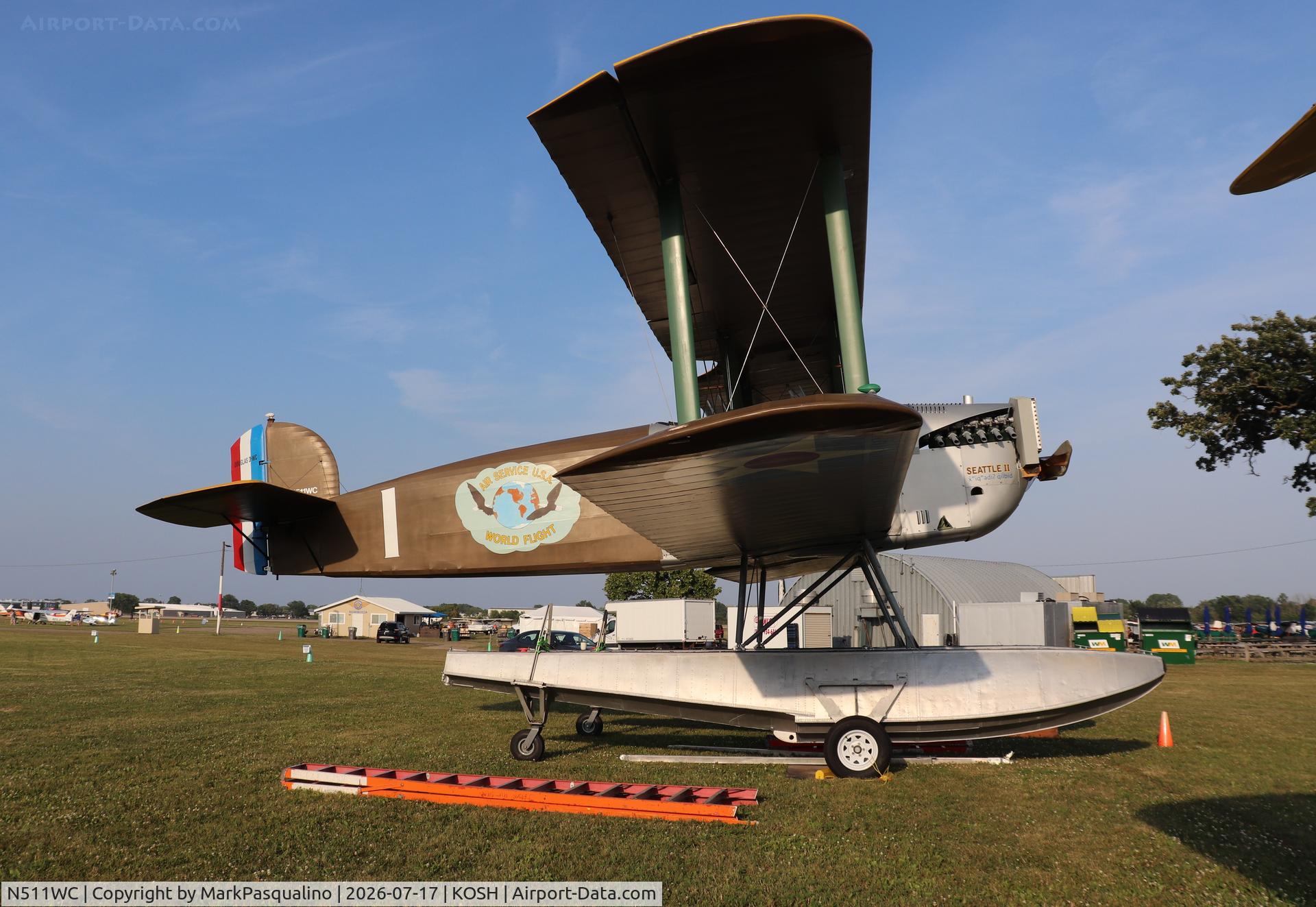 Aircraft N511WC, Douglas DWC World Cruiser Replica, c/n 1, Douglas DWC World Cruiser Replica, at KOSH, photo by MarkPasqualino