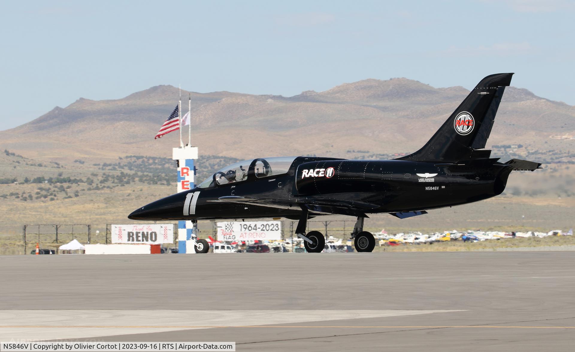 Aircraft N5846V, 1984 Aero L-39C Albatros, c/n 432826, 2023 air races, at RTS, photo by Olivier Cortot