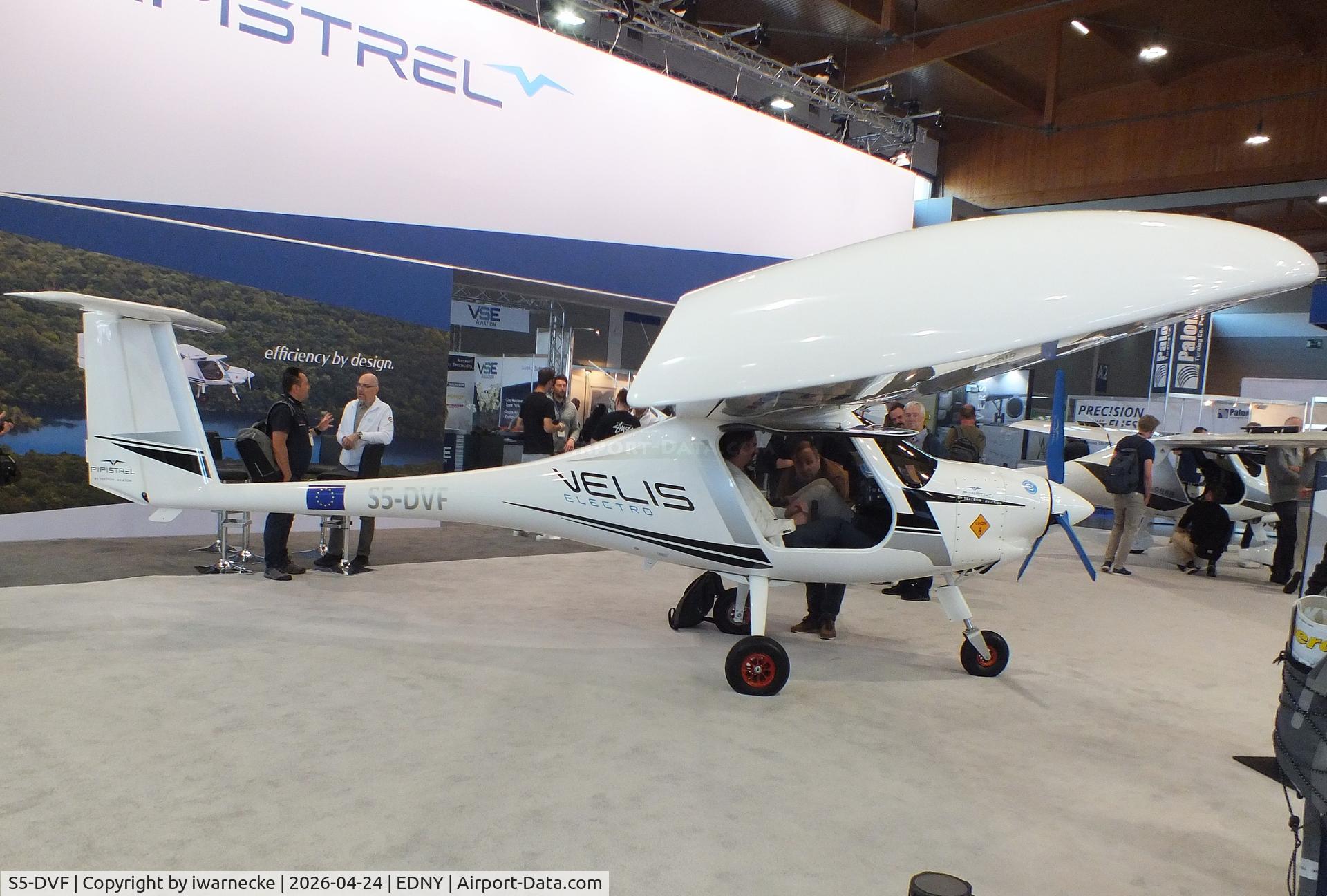S5-DVF, Pipistrel SW 128 (Velis Electro), c/n not found_S5-DVF, Pipistrel SW 128 Velis Electro with electric motor at the AERO 2026, Friedrichshafen