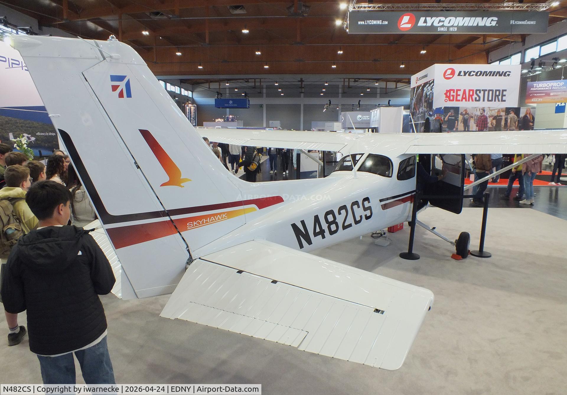 N482CS, 2026 Textron (Cessna) 172S, c/n 172S13482, Textron (Cessna) 172S at the AERO 2026, Friedrichshafen