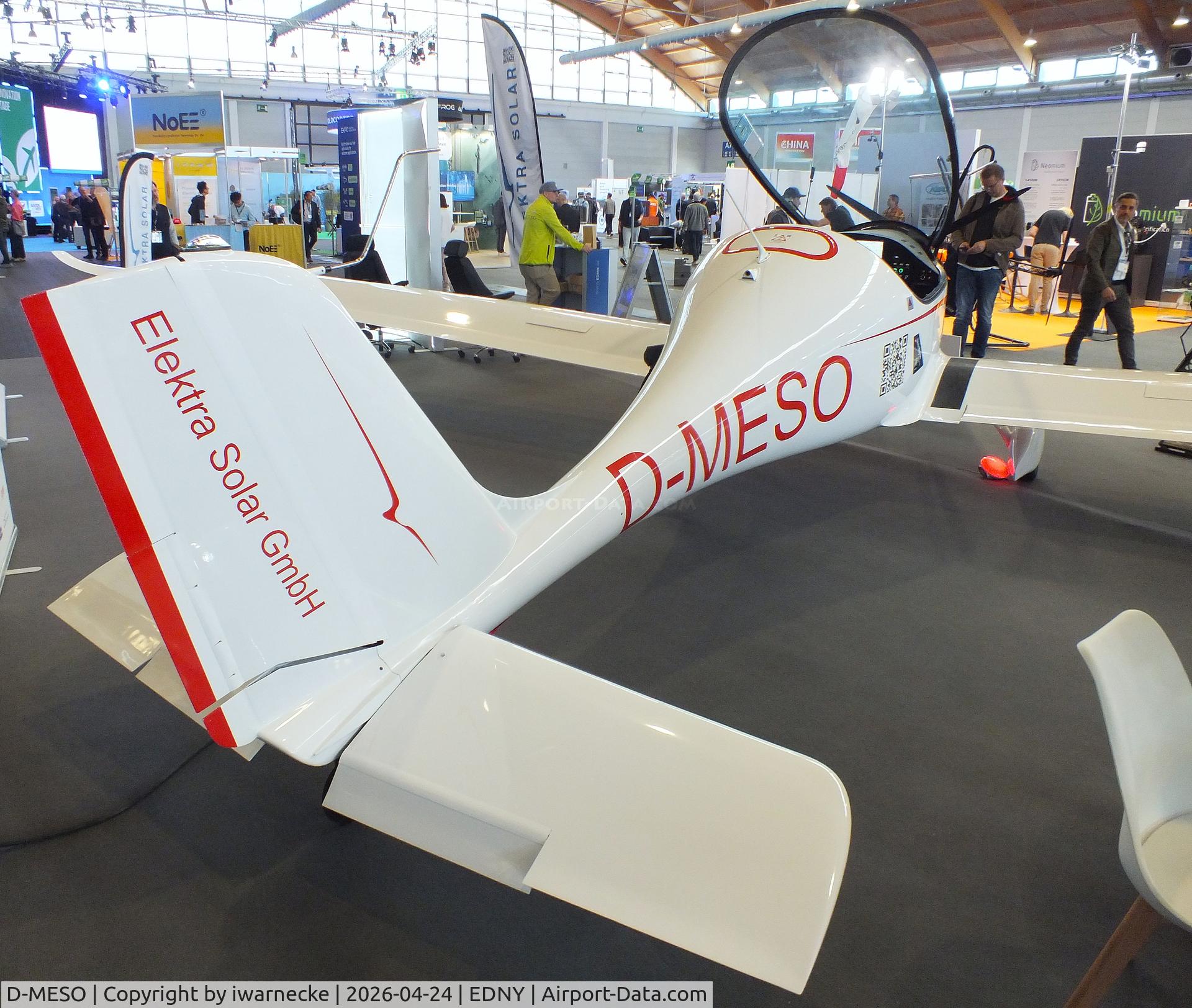 D-MESO, Elektra Solar Elektra Trainer, Elektra Solar Elektra Trainer at the AERO 2026, Friedrichshafen
