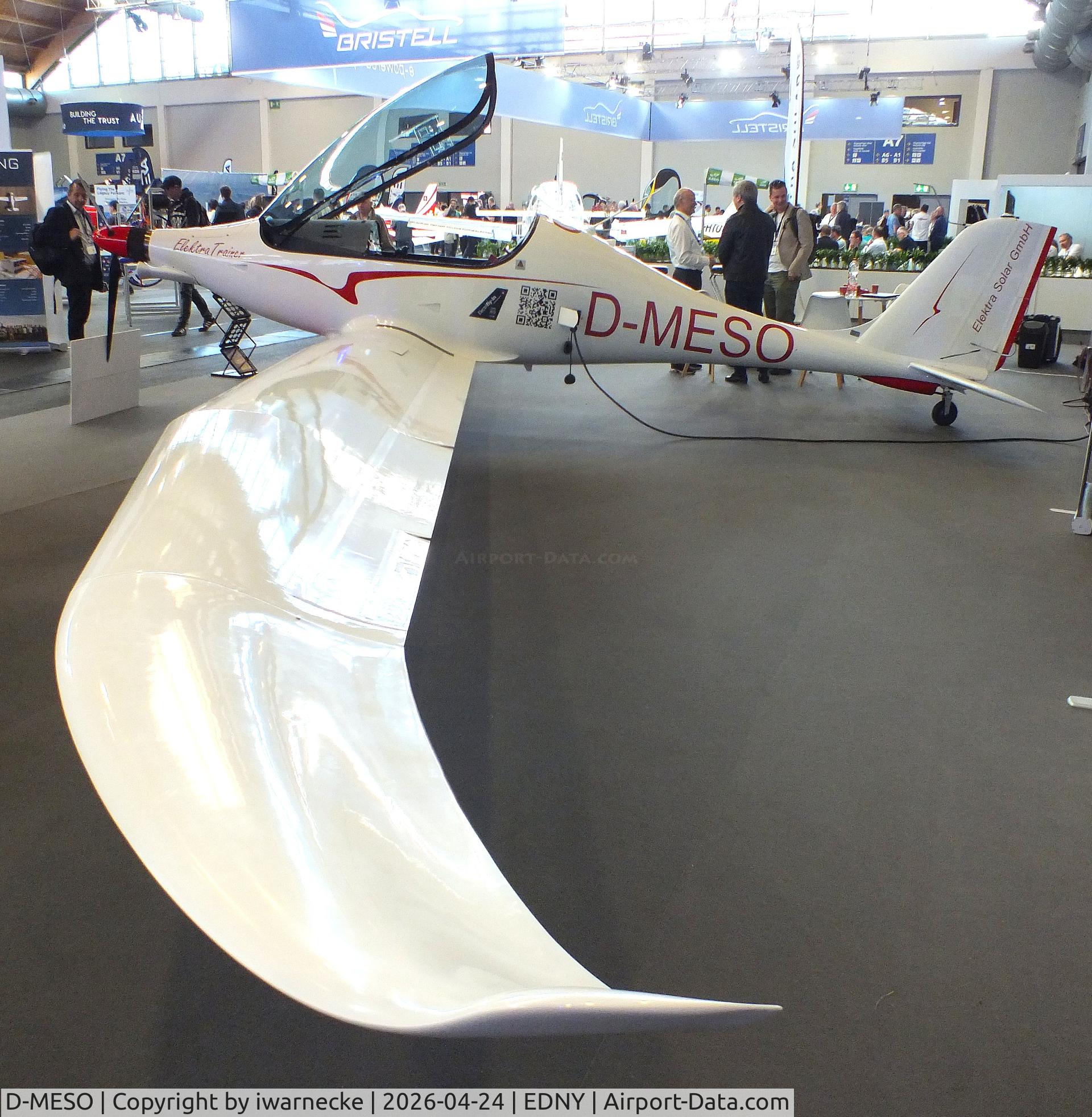 D-MESO, Elektra Solar Elektra Trainer, Elektra Solar Elektra Trainer at the AERO 2026, Friedrichshafen