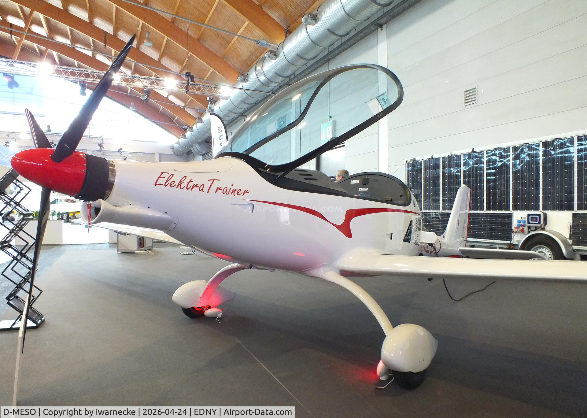 D-MESO, Elektra Solar Elektra Trainer, Elektra Solar Elektra Trainer at the AERO 2026, Friedrichshafen