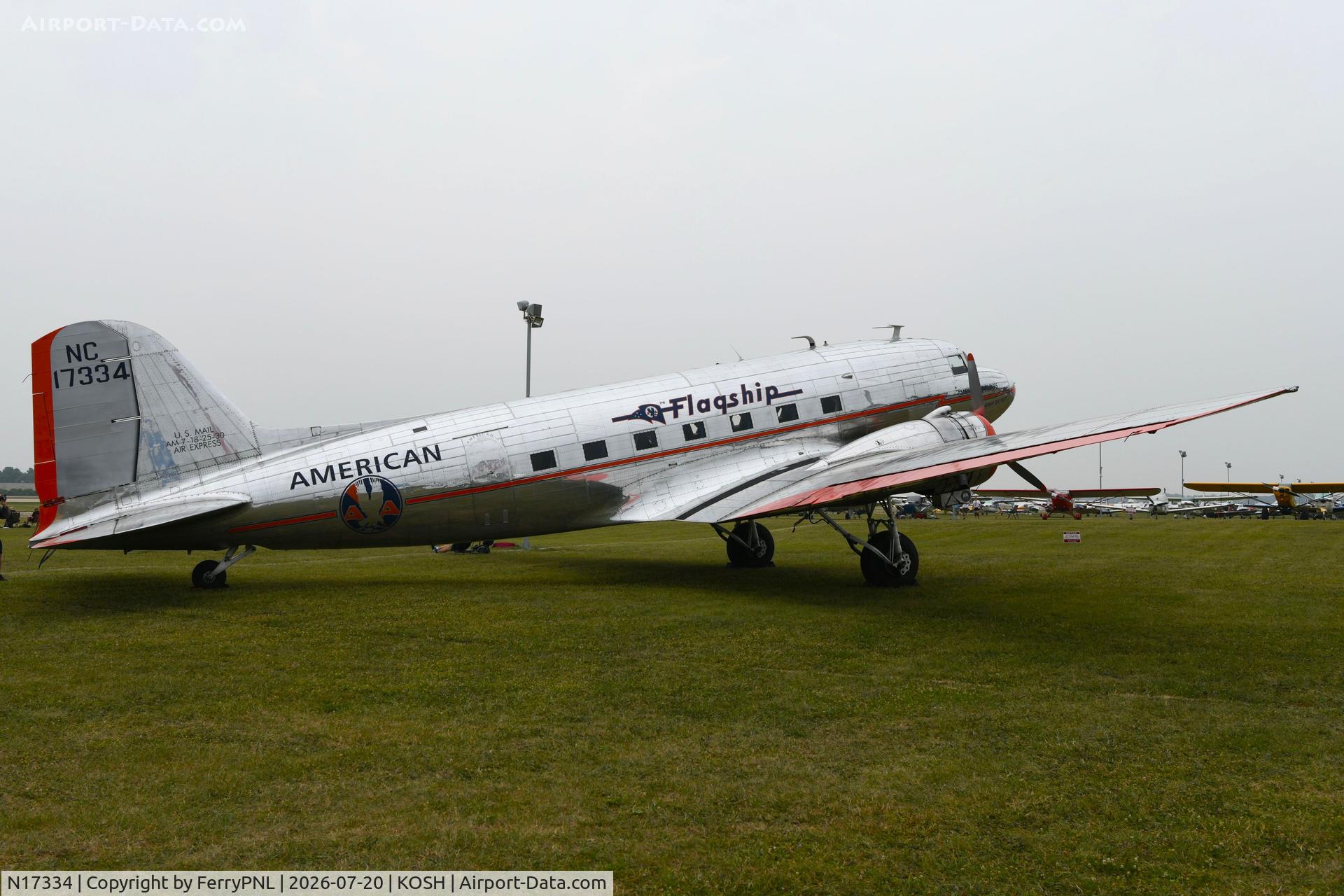 N17334, 1937 Douglas DC-3-178, c/n 1920, Flagship Detroit Foundation DC3