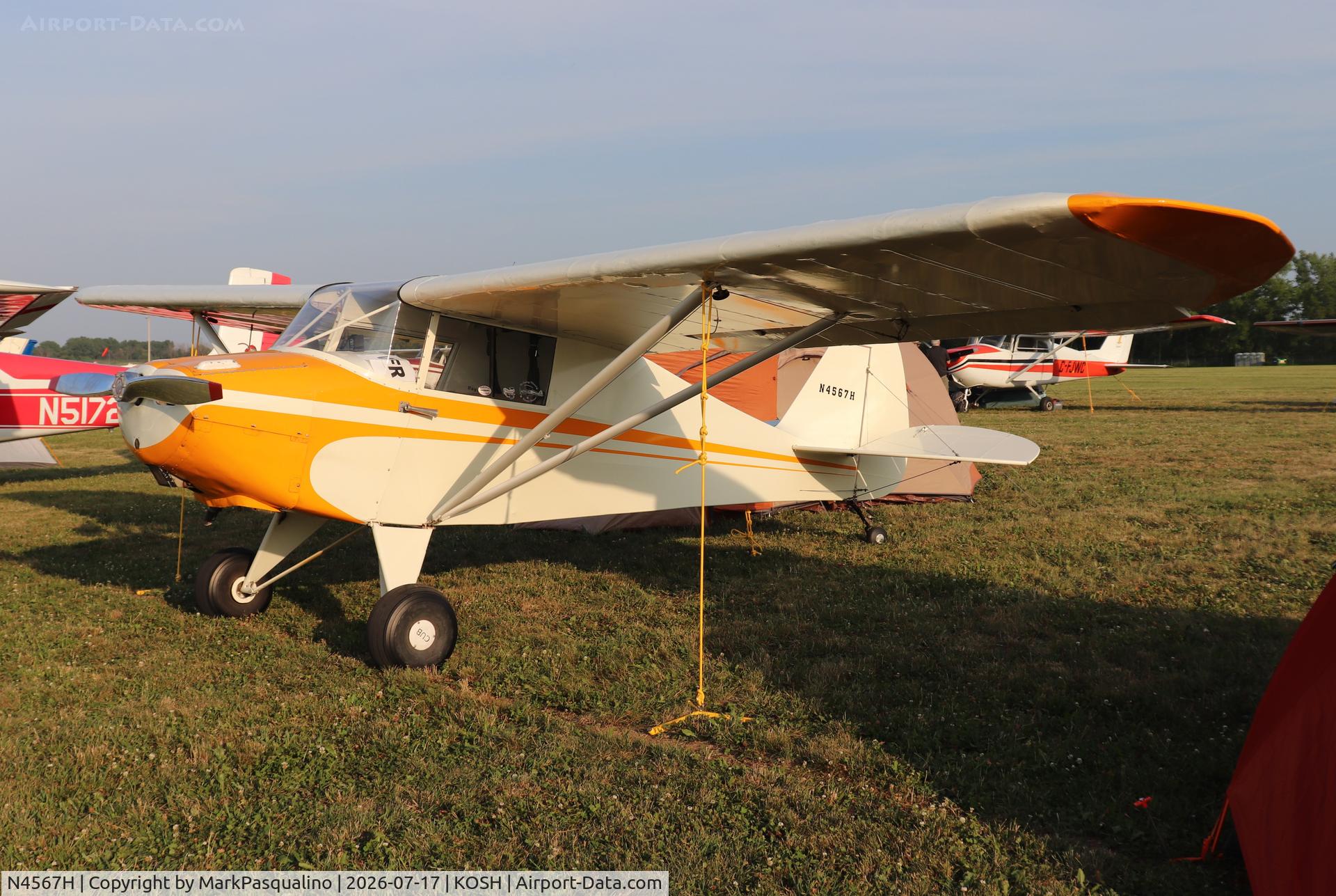 N4567H, 1948 Piper PA-15 Vagabond, c/n 15-337, Piper PA-15