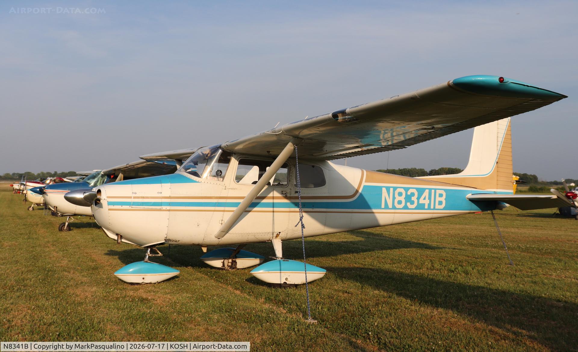 Aircraft N8341B, 1957 Cessna 172, c/n 36141, Cessna 172, at KOSH, photo by MarkPasqualino